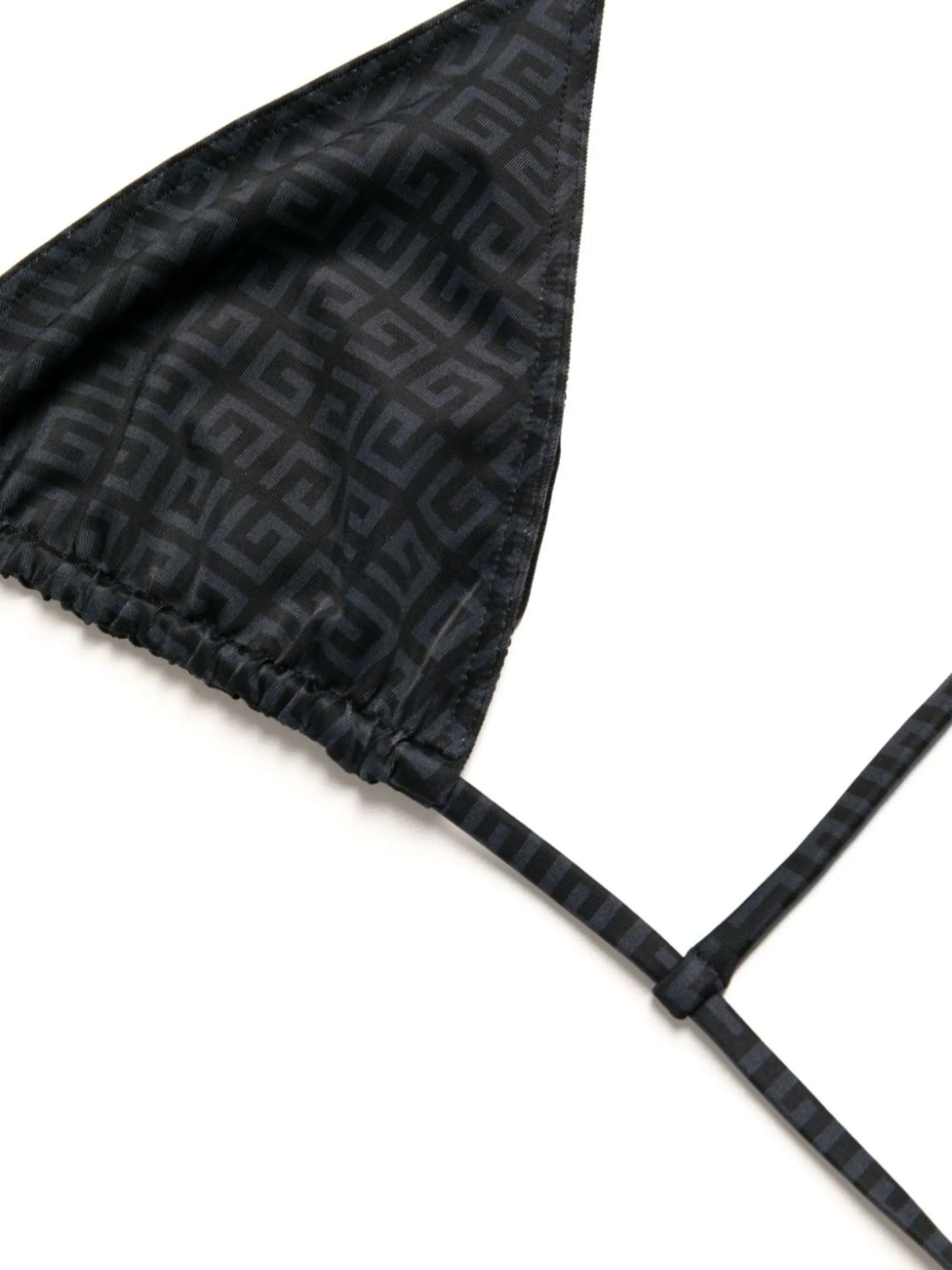 4G-motif triangle bikini top