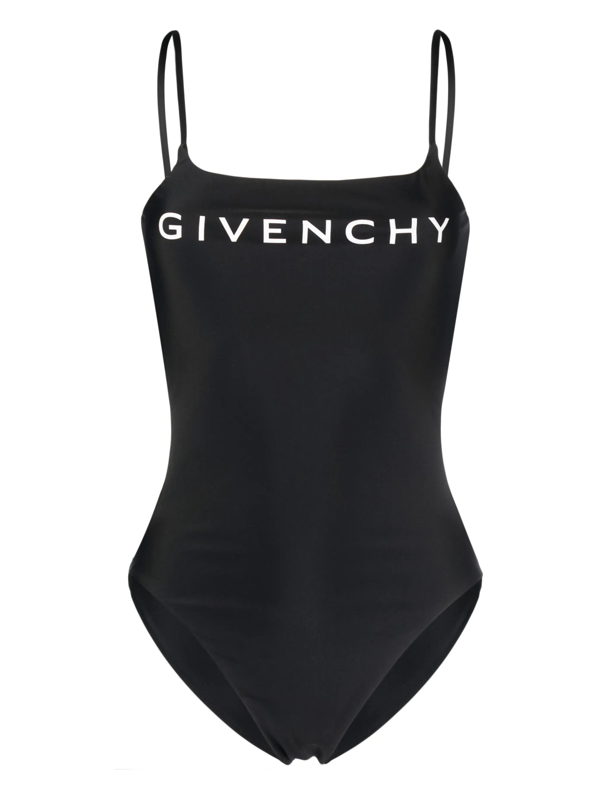 logo-print cut-out swimsuit