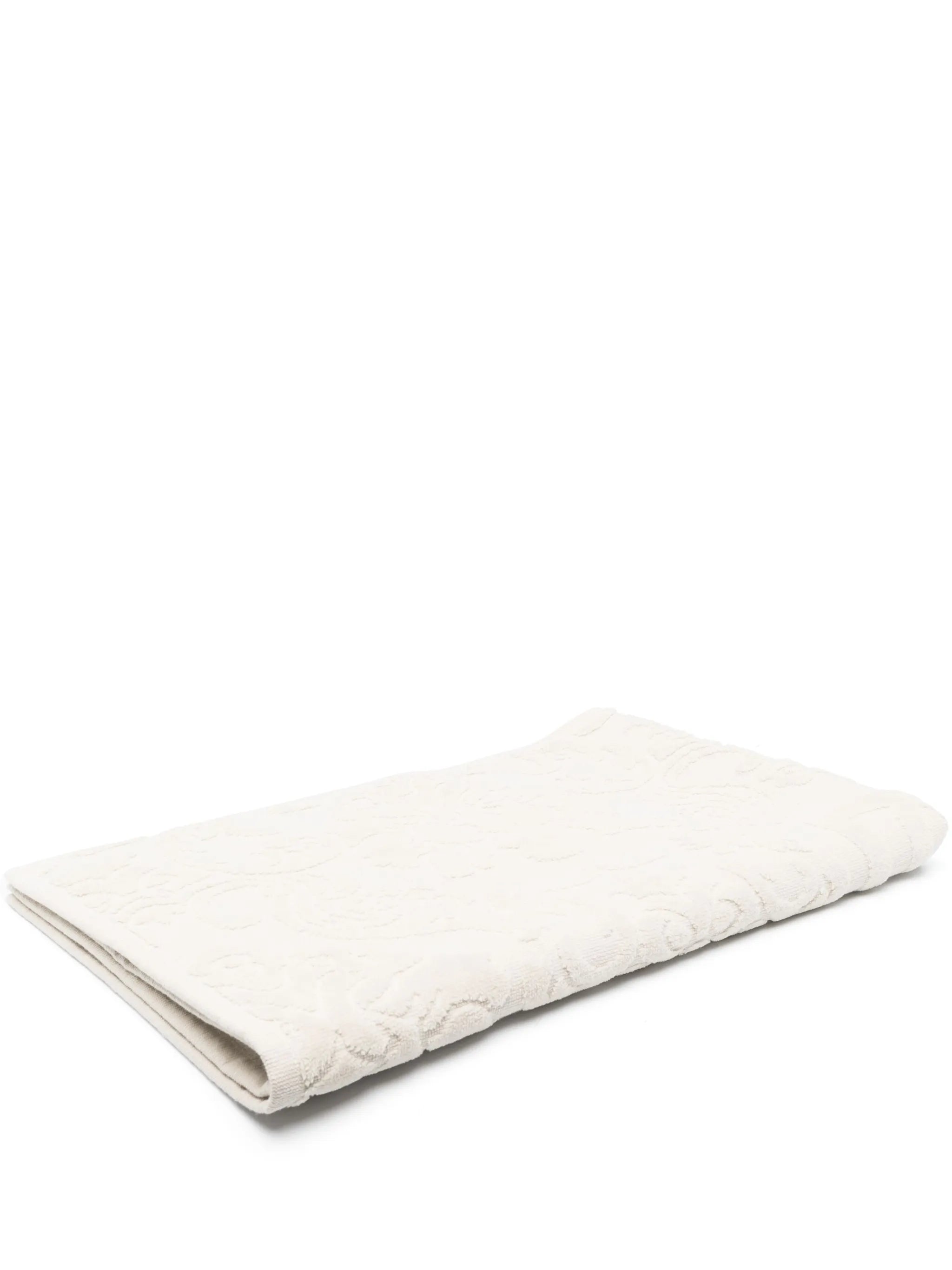 cotton terry bath mat