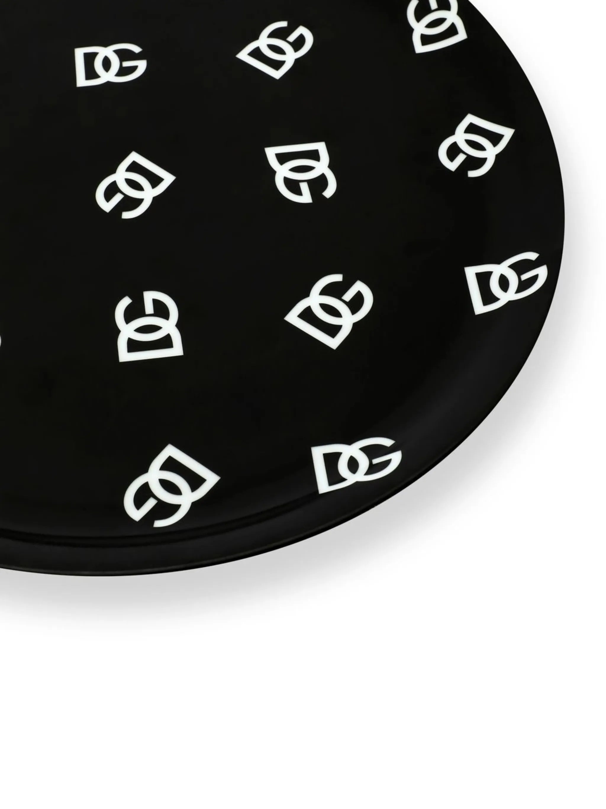 logo-print pizza plate