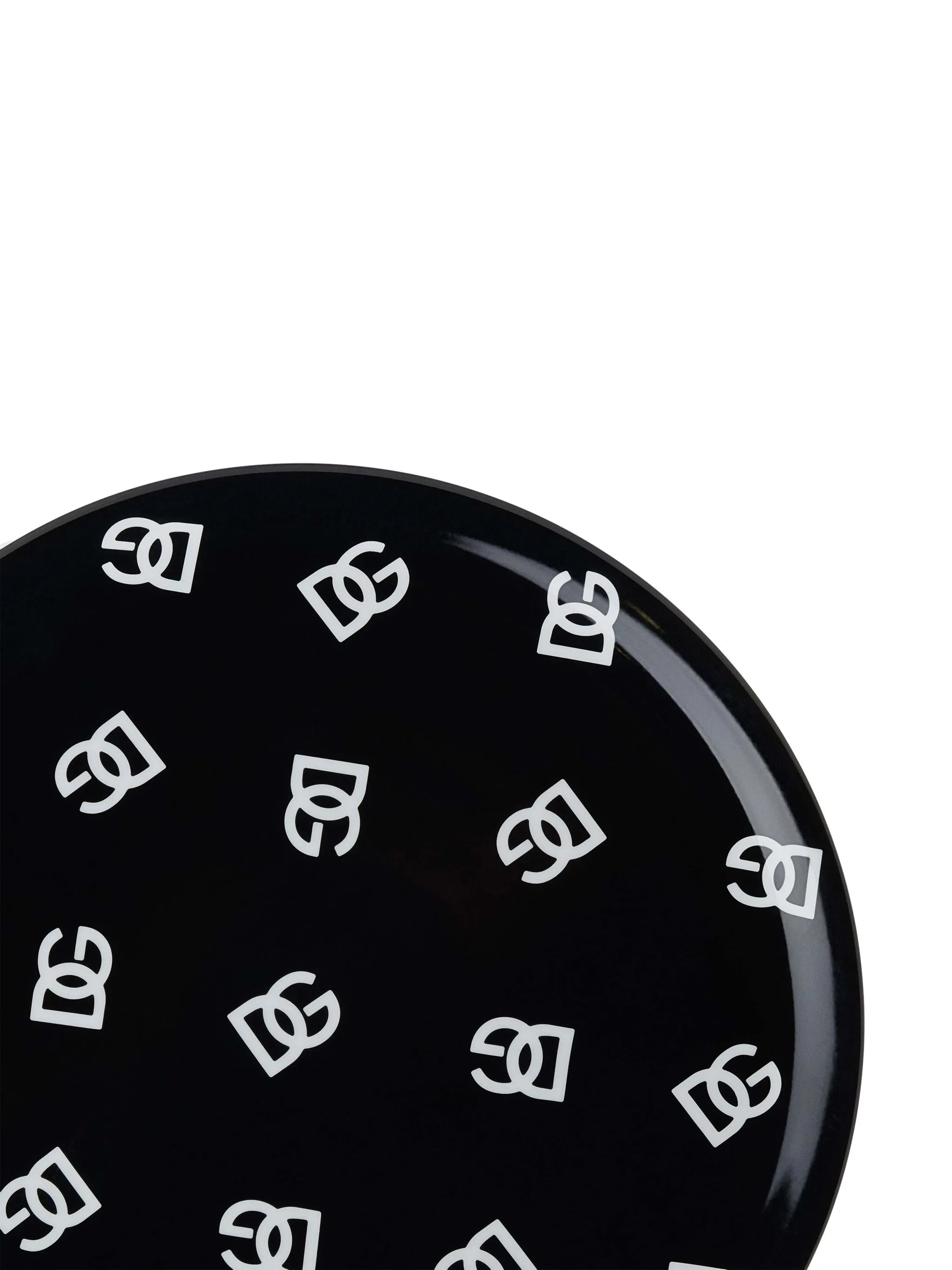 logo-print pizza plate