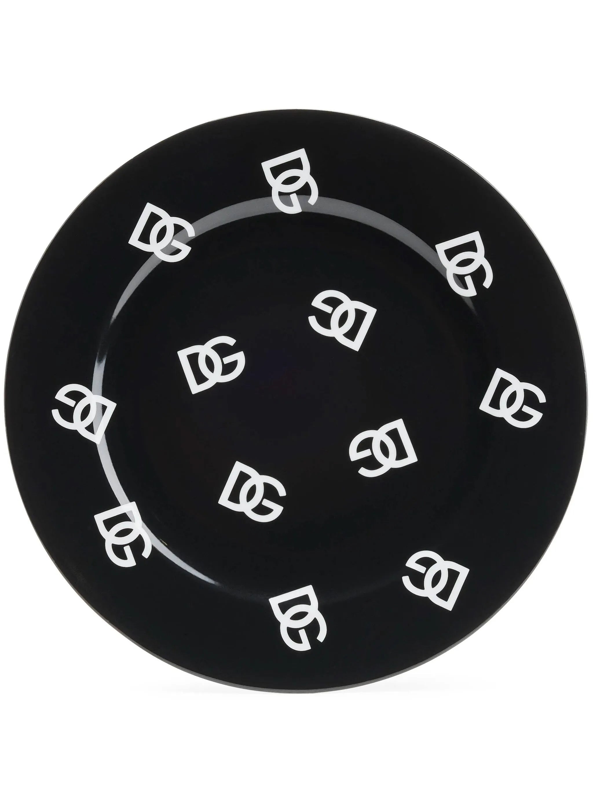 logo-print dinner plate (set of two)