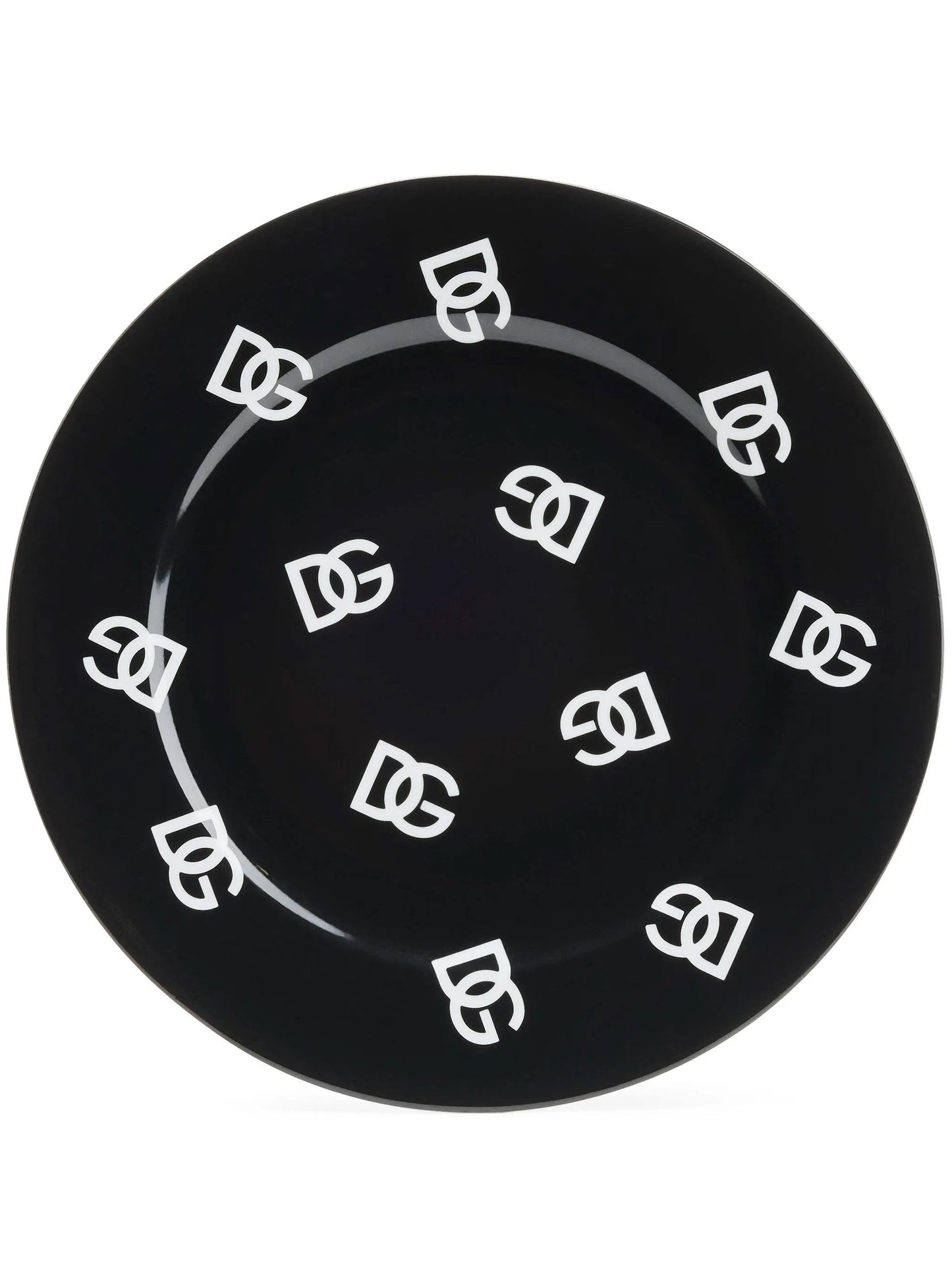 logo-print dinner plate (set of two)