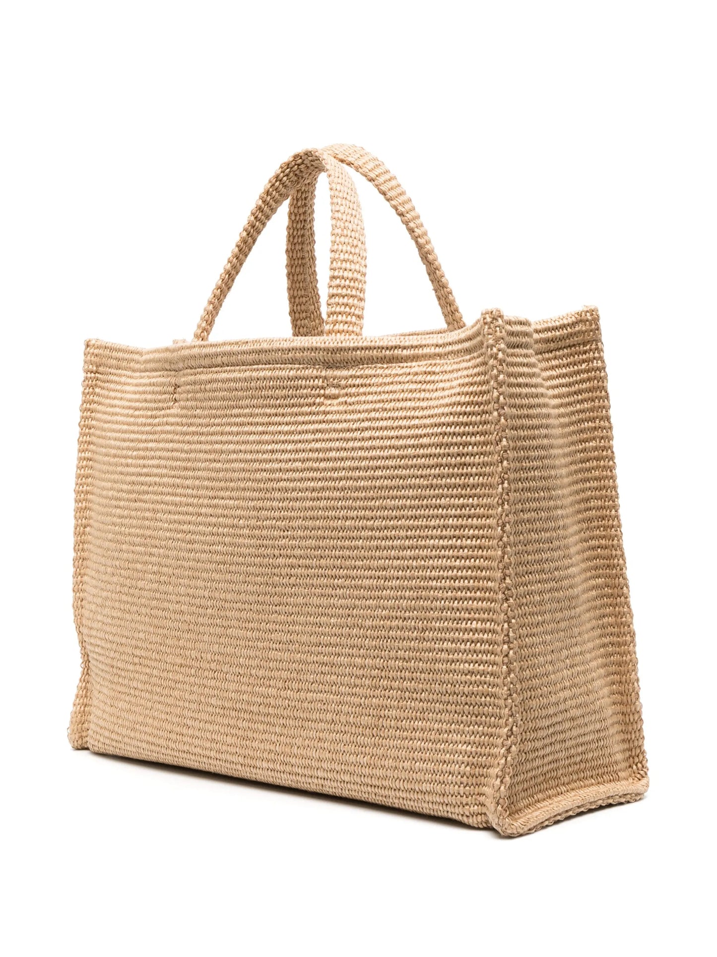 large G woven tote bag