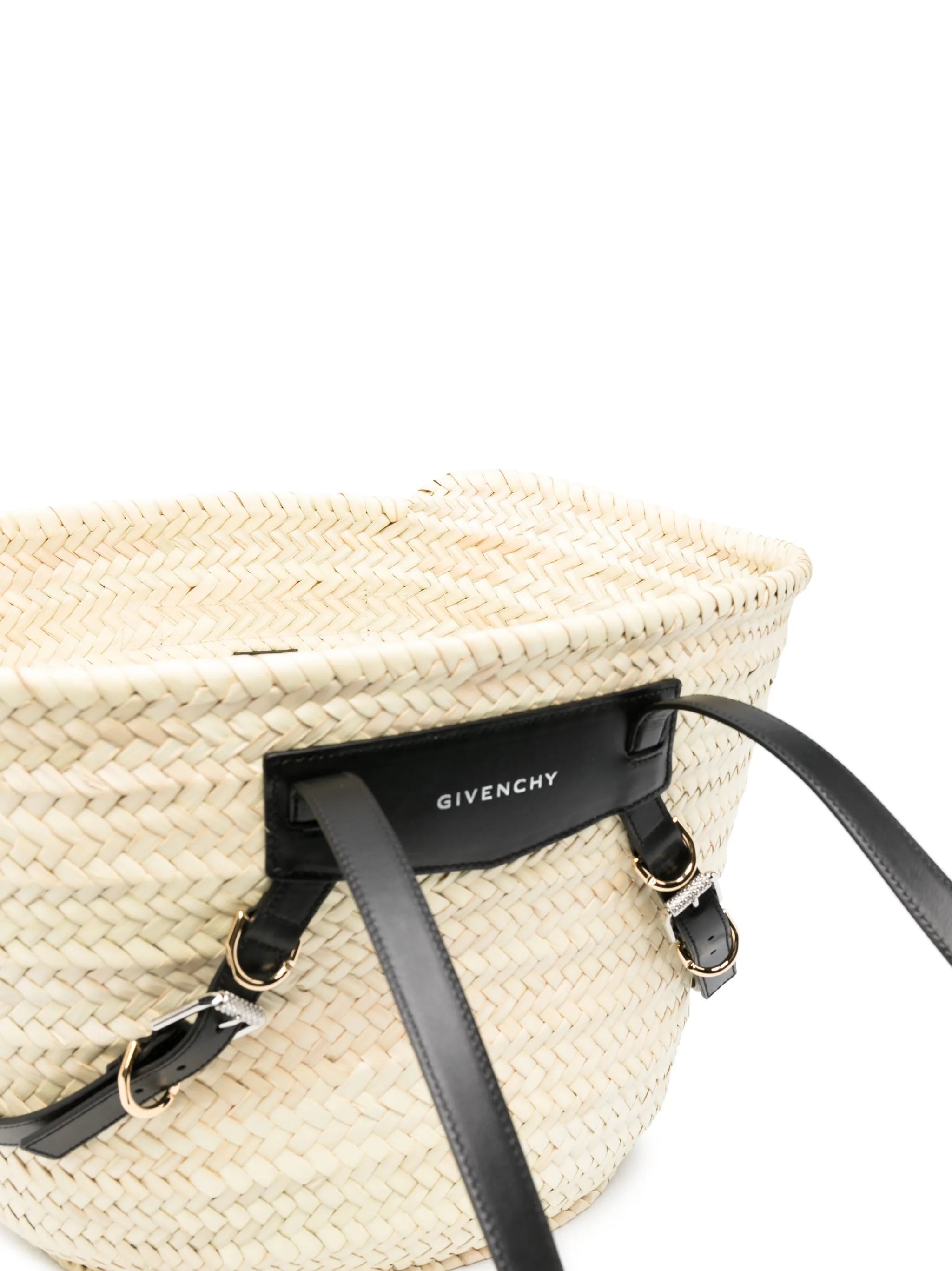 medium Voyou raffia basket bag