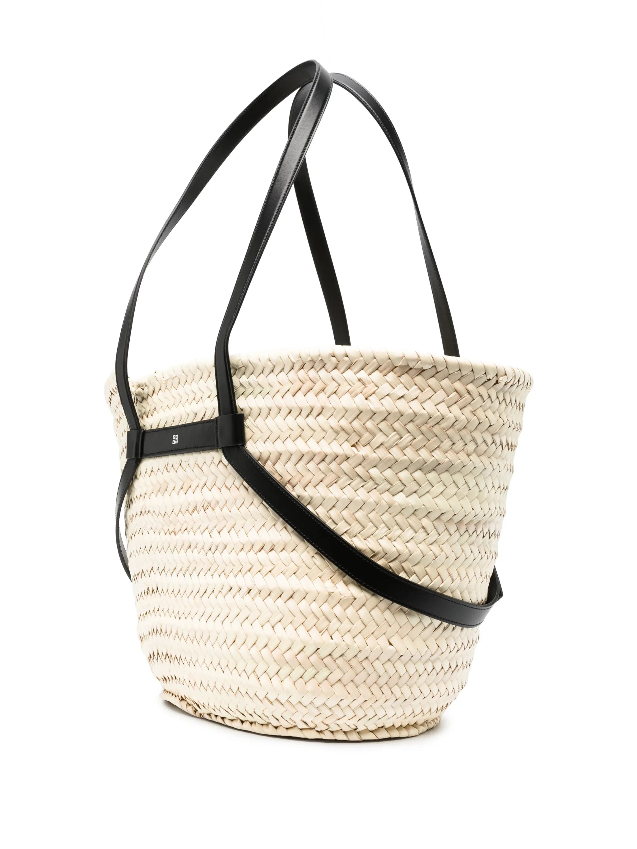 medium Voyou raffia basket bag