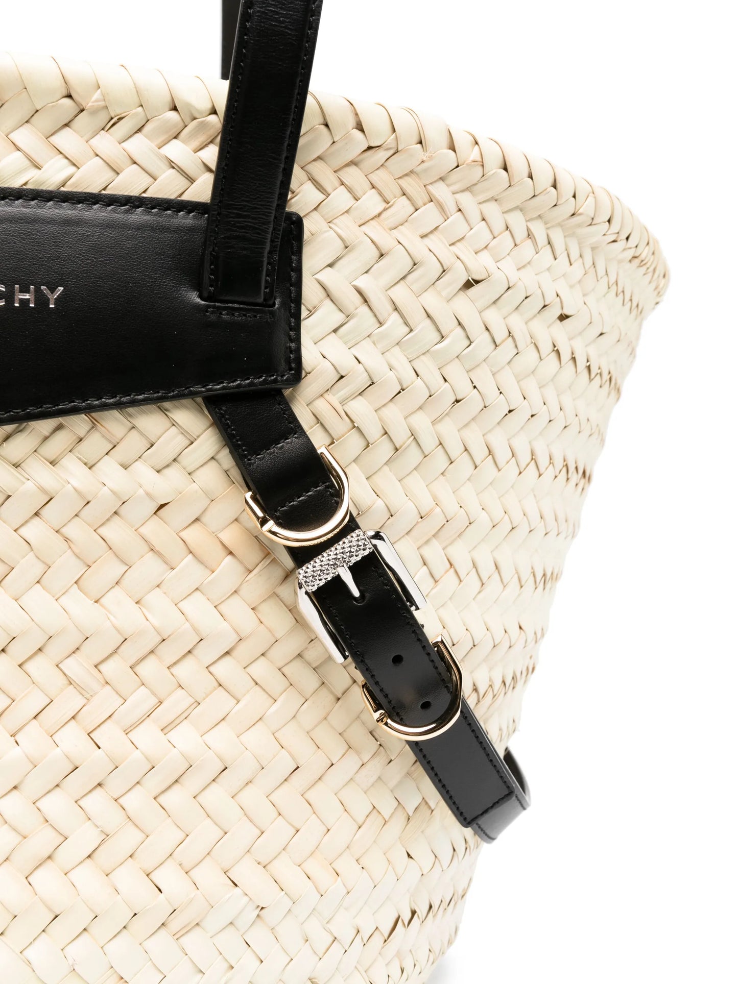 medium Voyou raffia basket bag