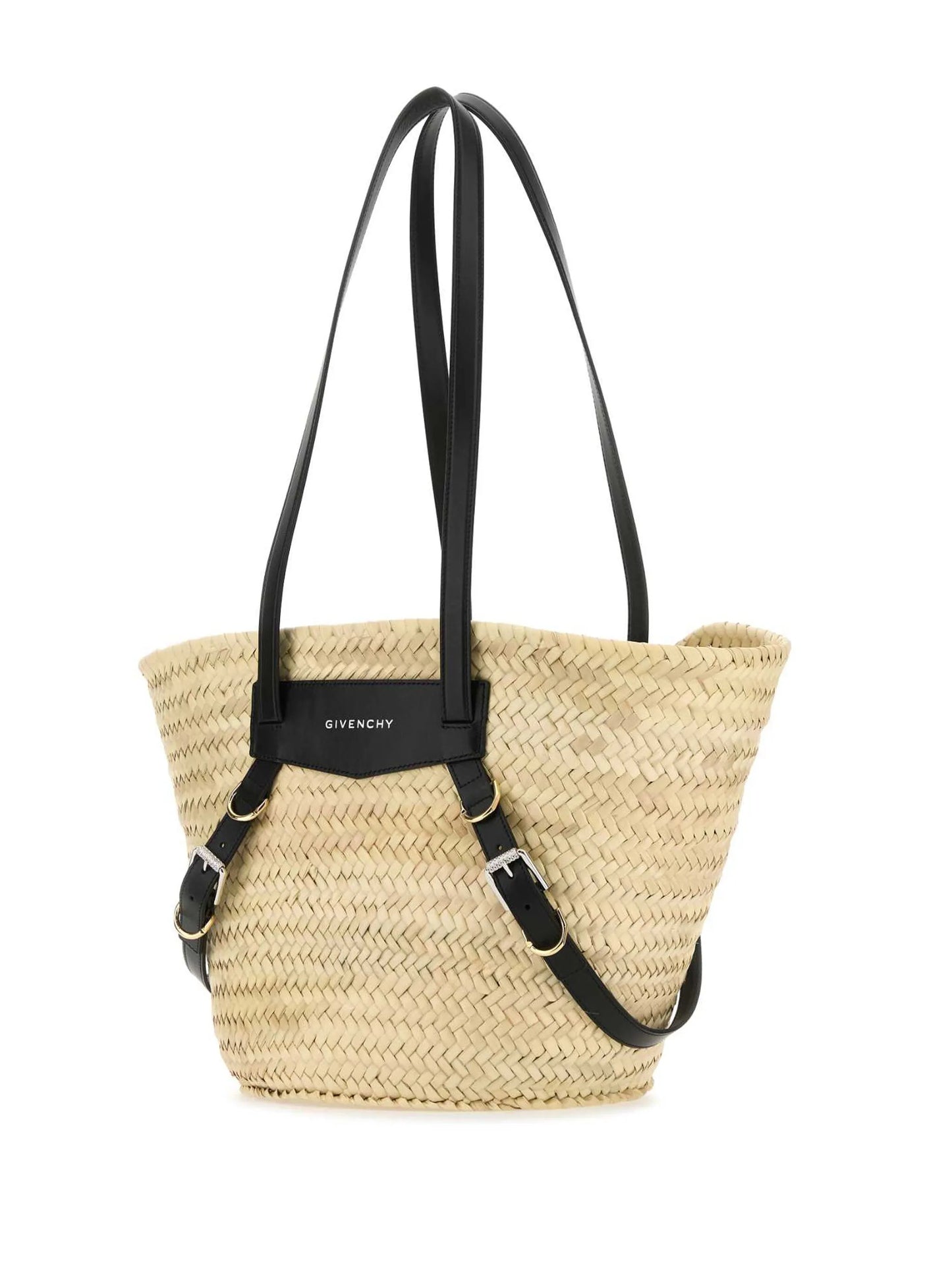 medium Voyou raffia basket bag
