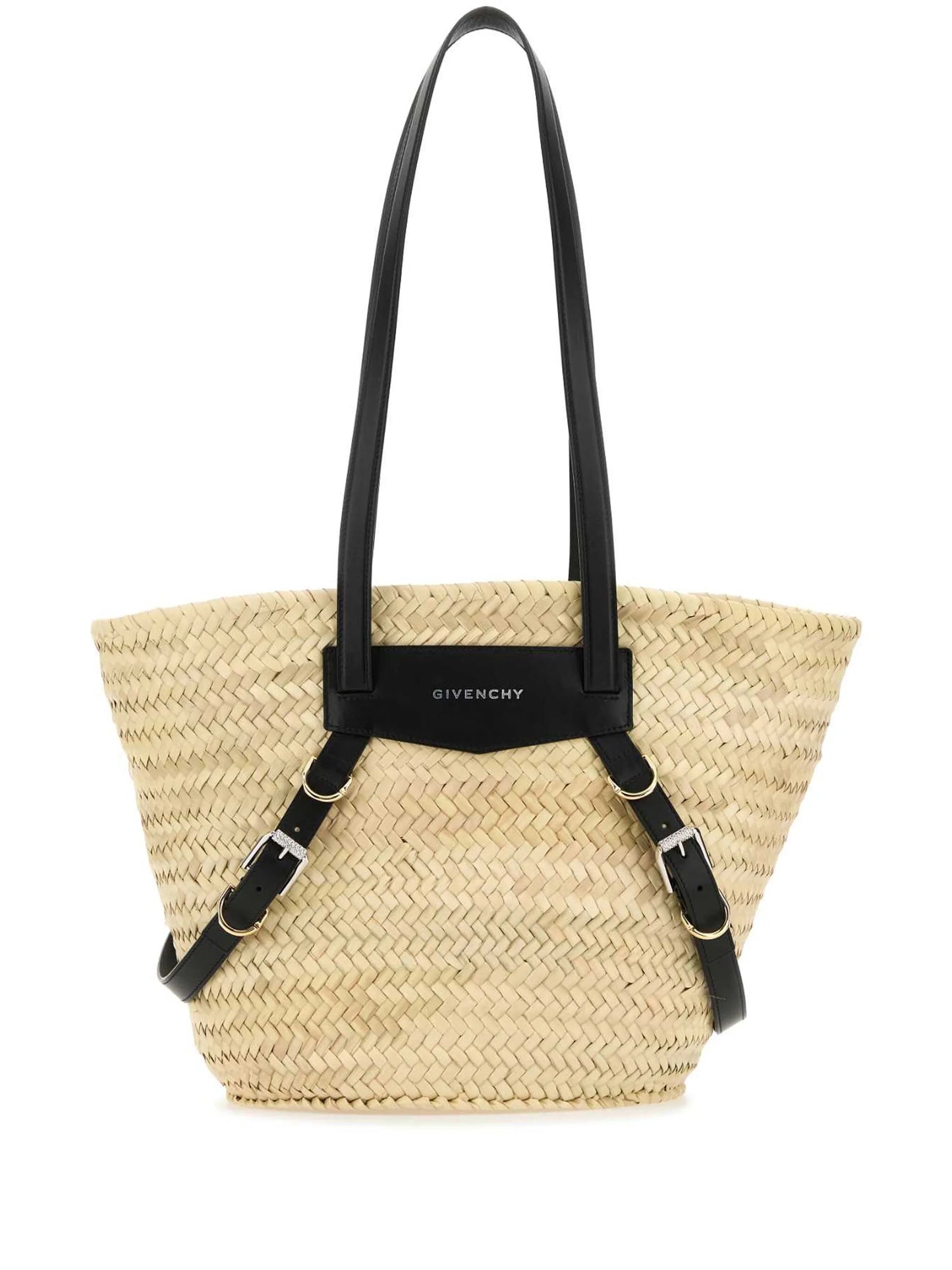 medium Voyou raffia basket bag