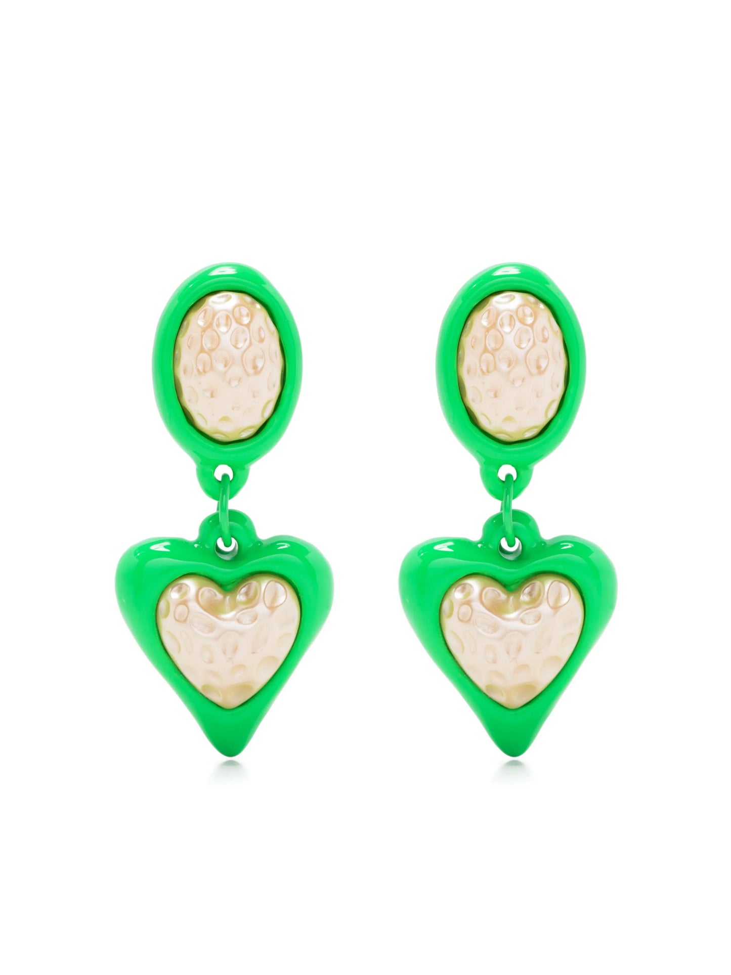 Daisy Jones heart drop earrings