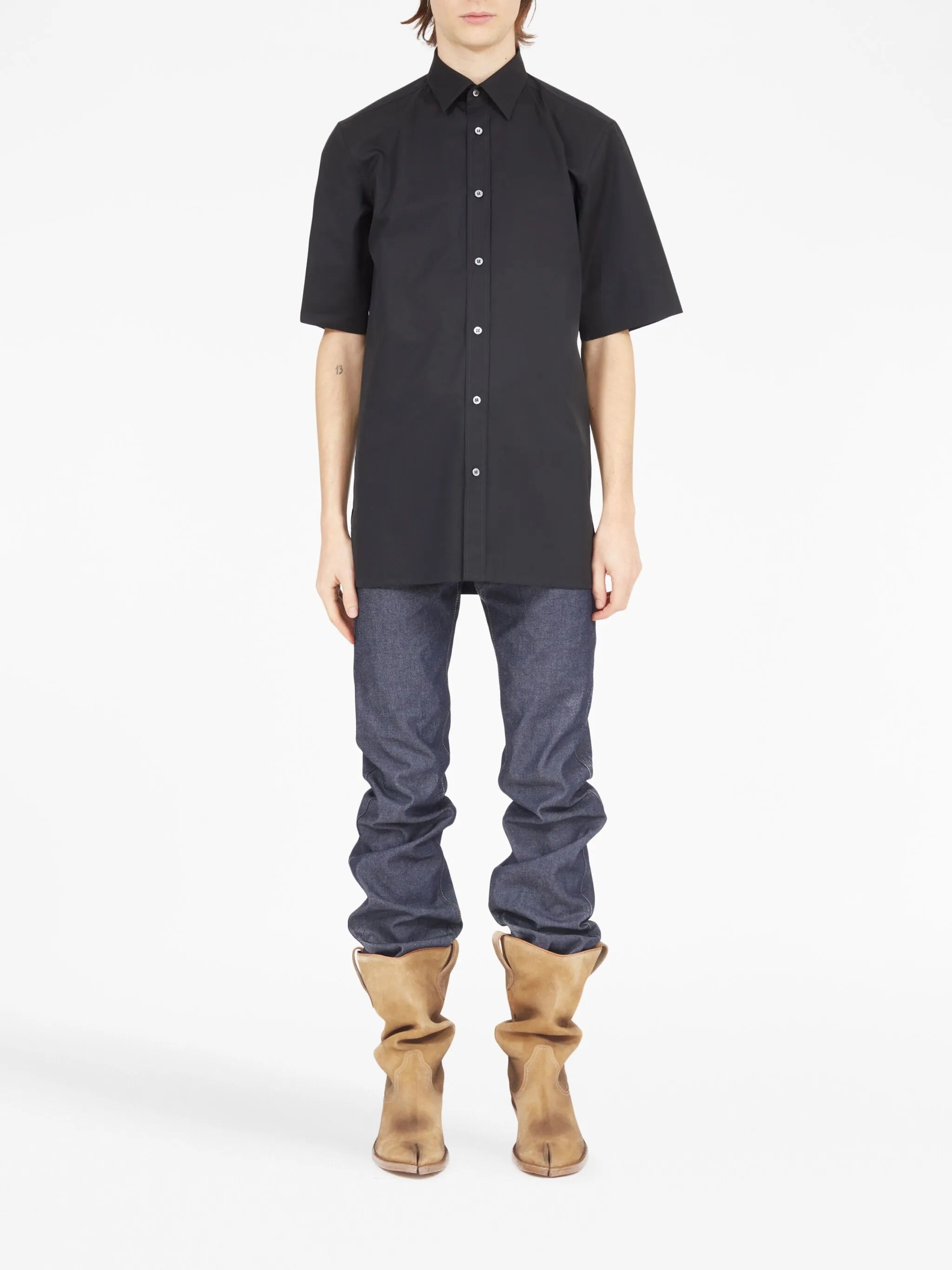 four-stitch short-sleeve shirt