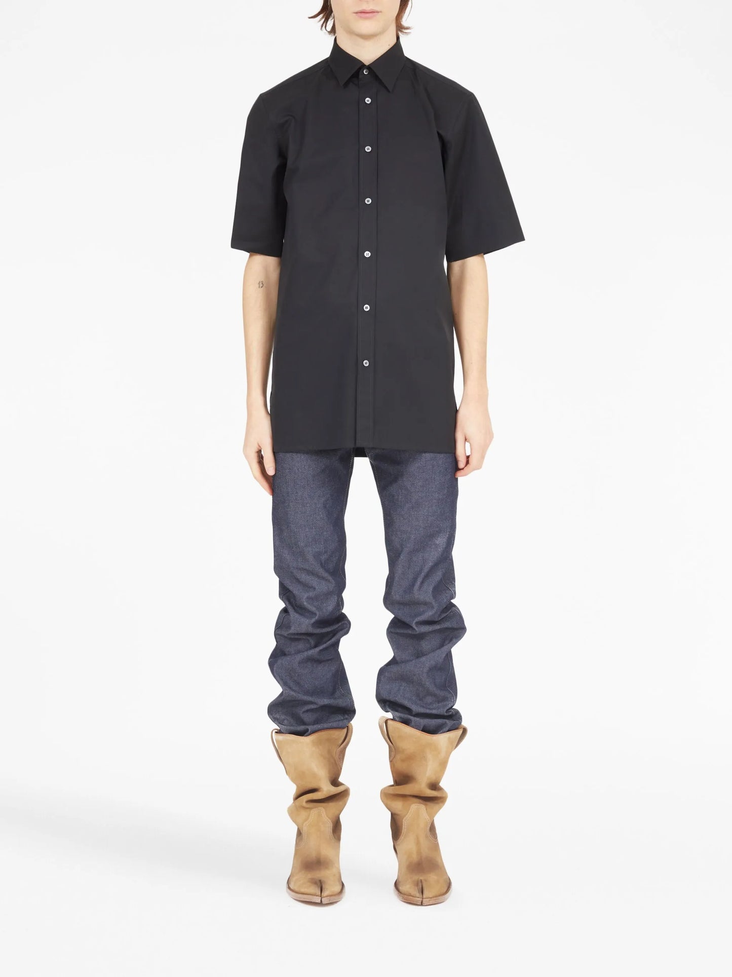 four-stitch short-sleeve shirt