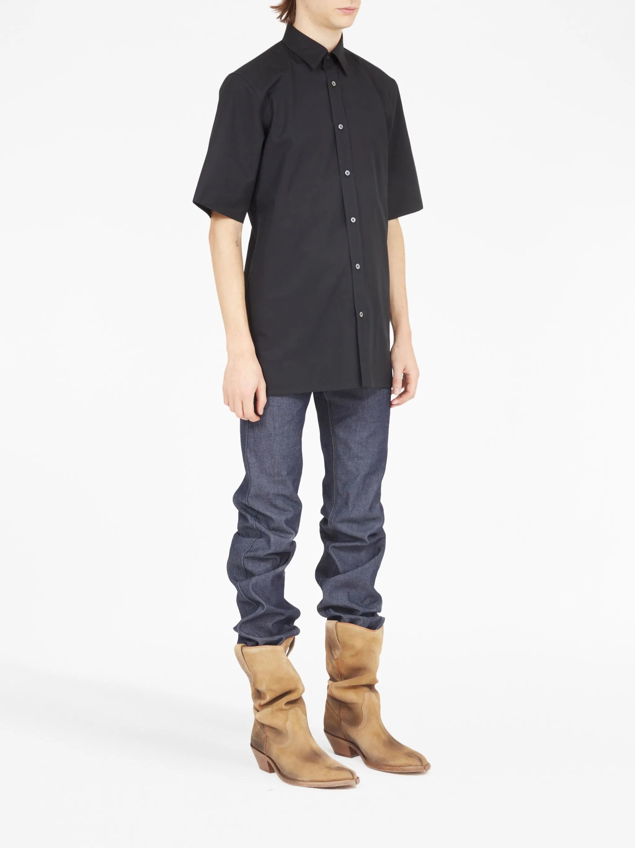 four-stitch short-sleeve shirt