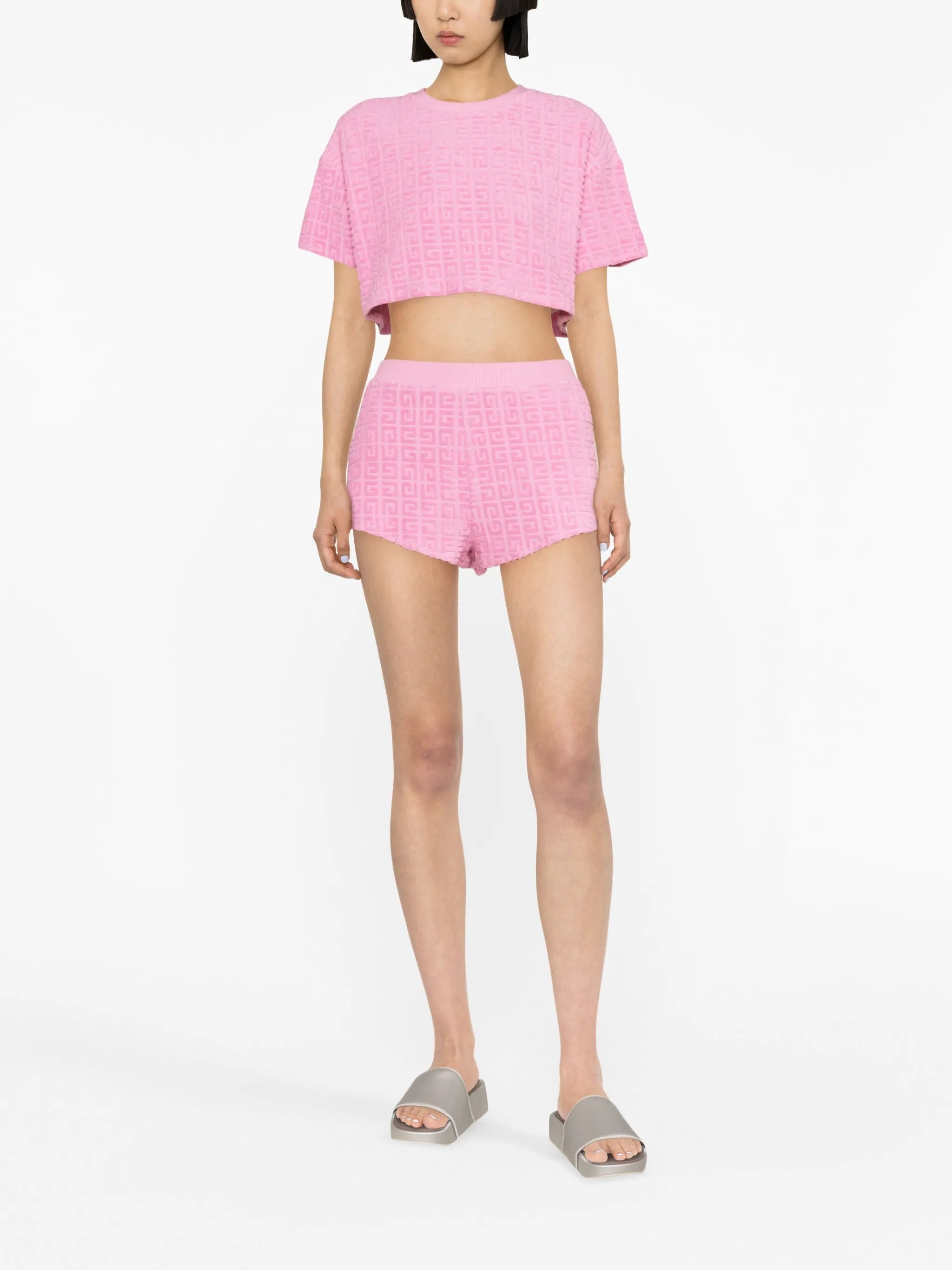 4G logo crop top