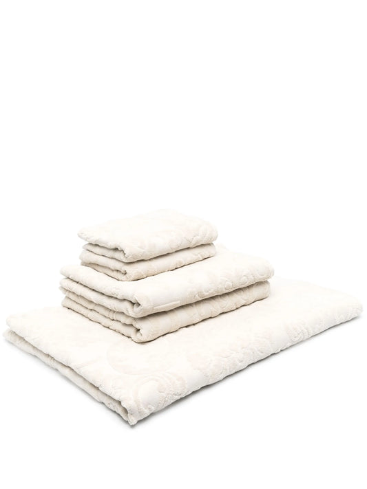 terry cotton towels (set of five)
