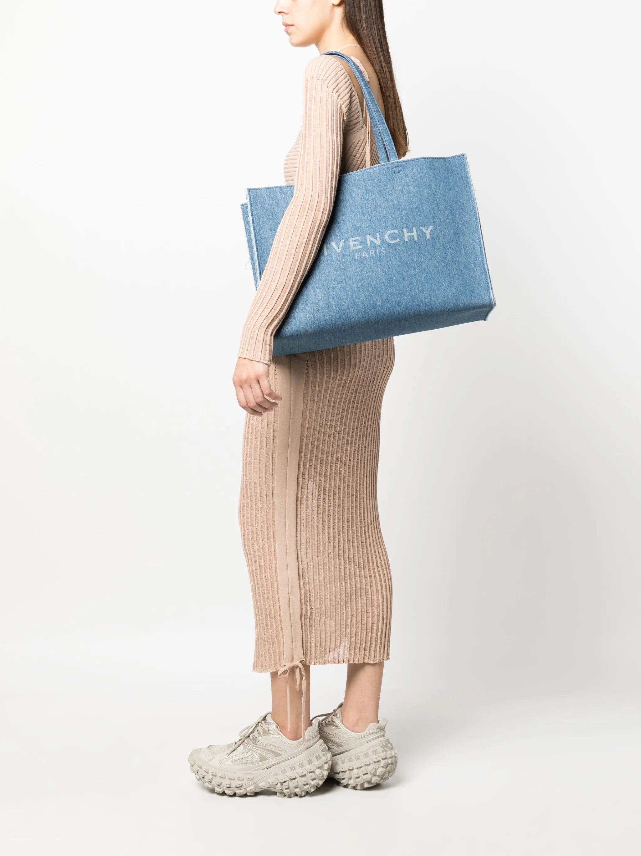 large G-Tote denim tote bag