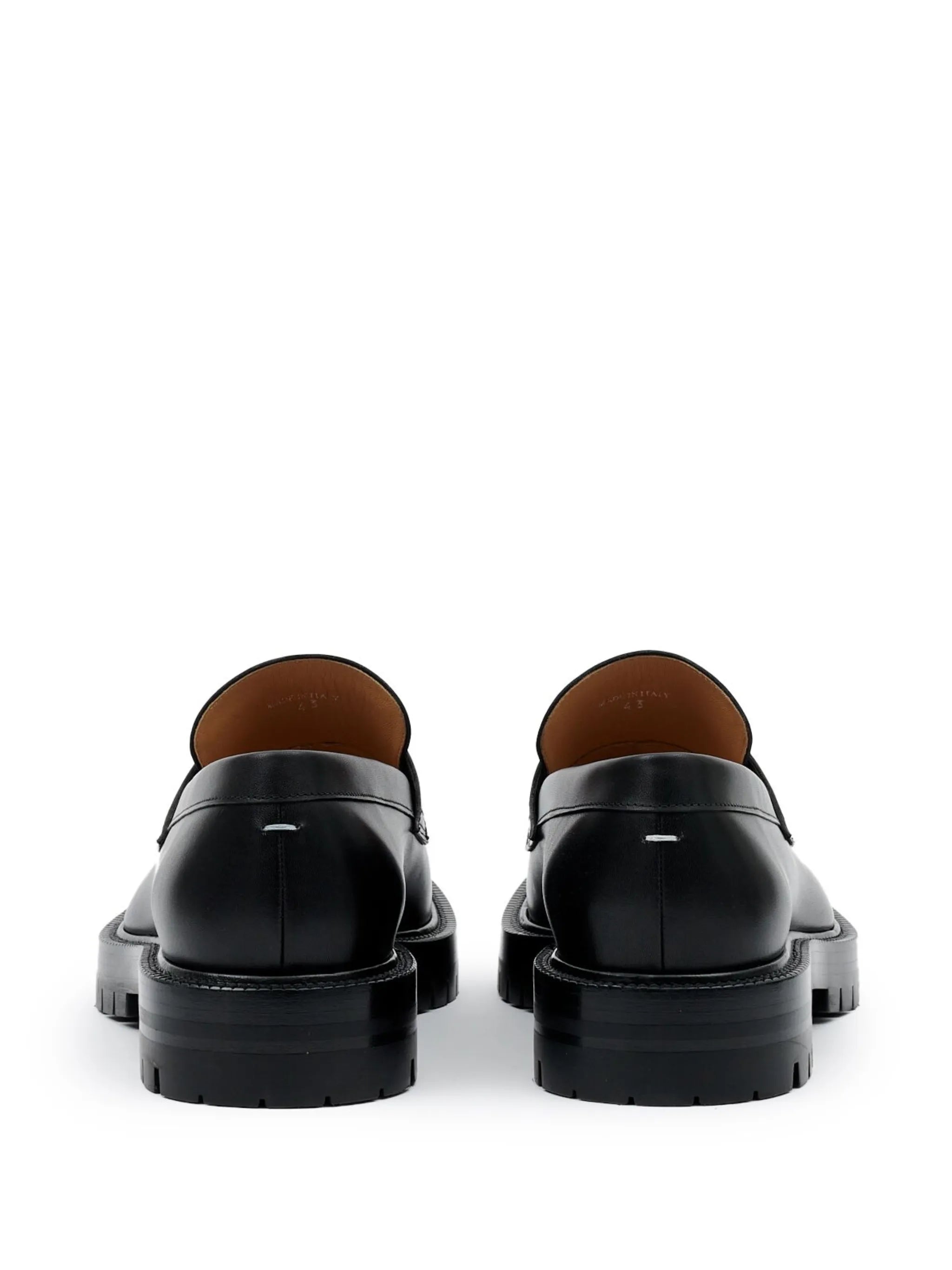 Tabi leather loafers