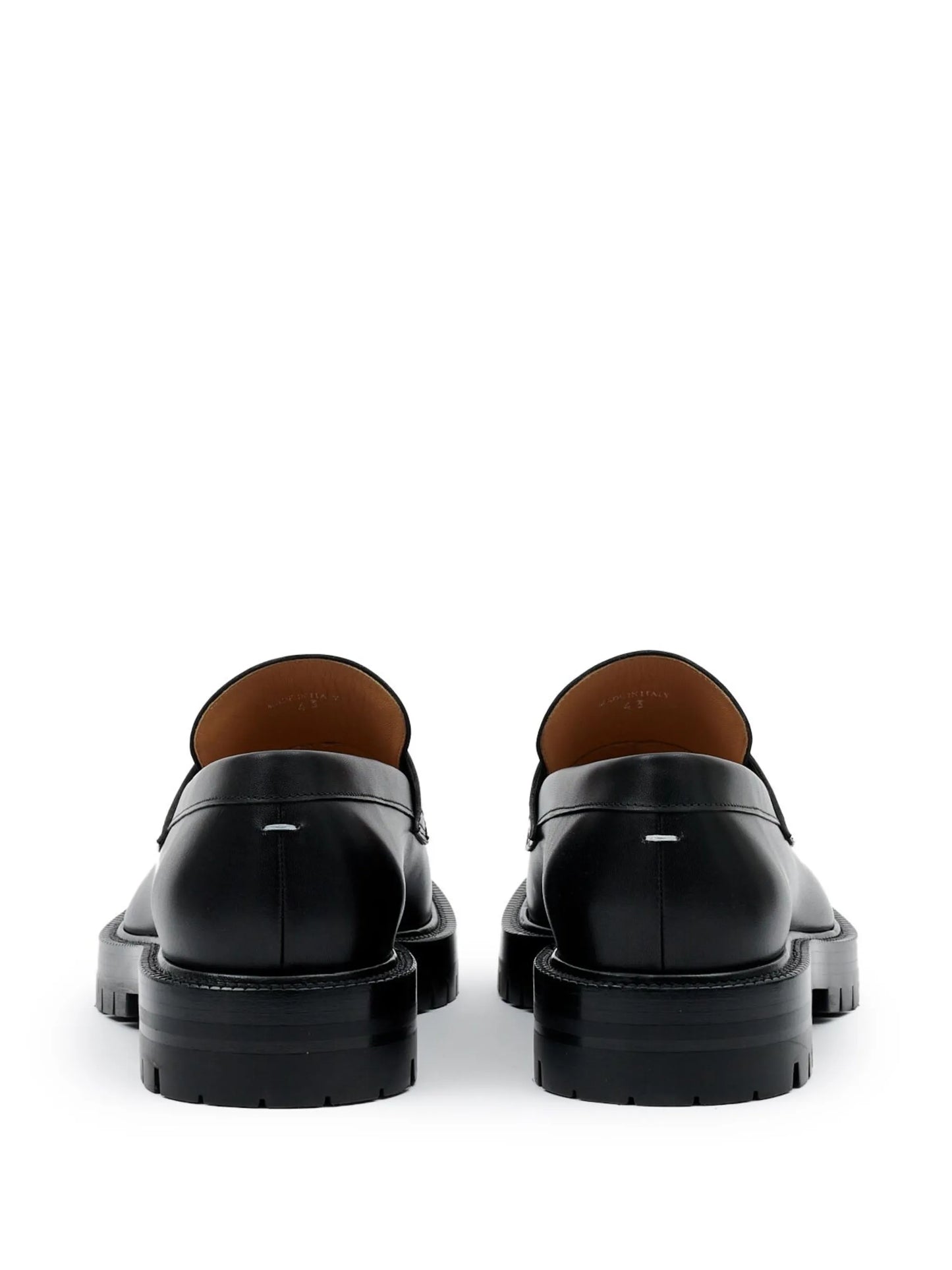 Tabi leather loafers