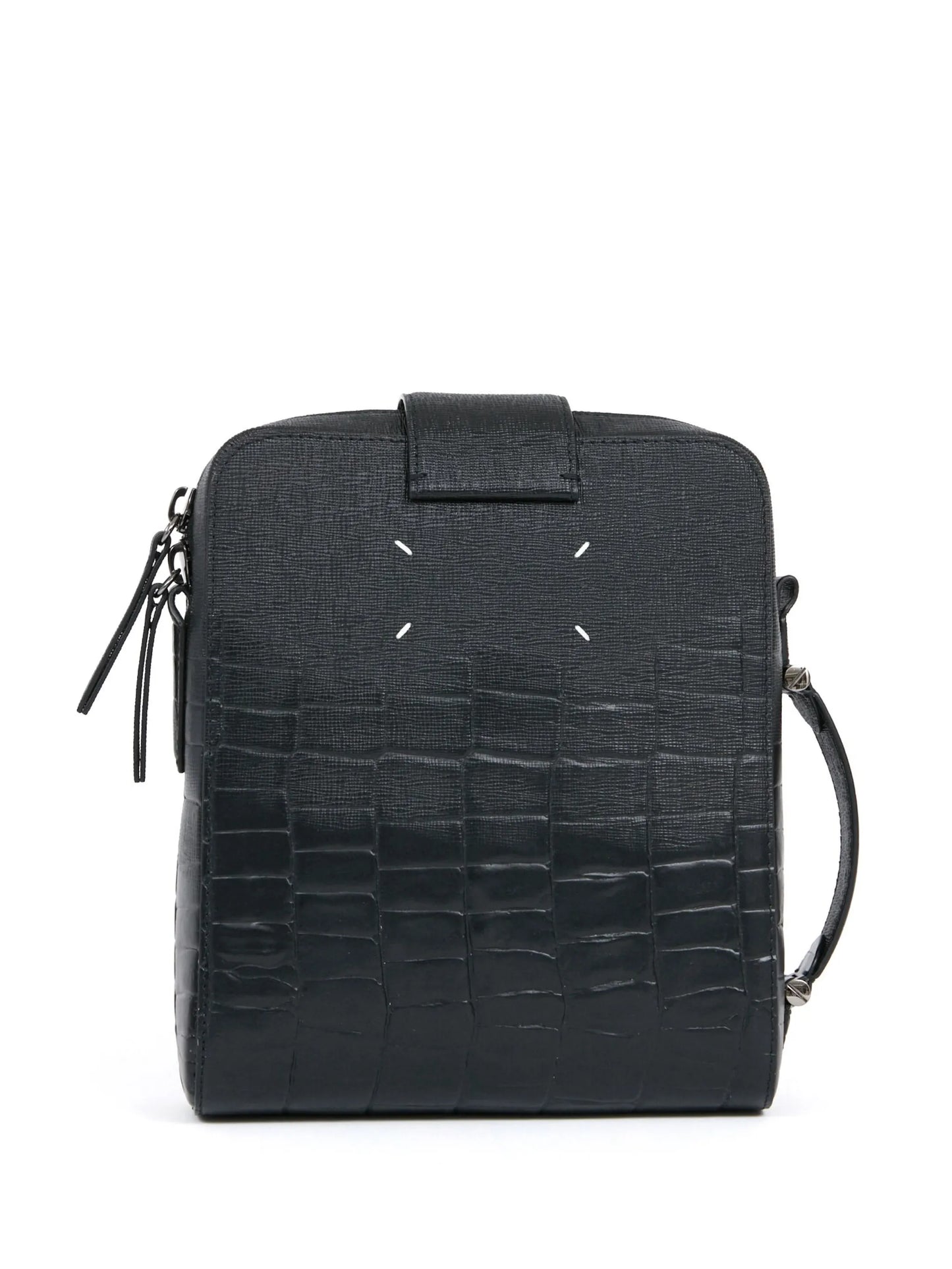 four-stitch leather shoulder bag