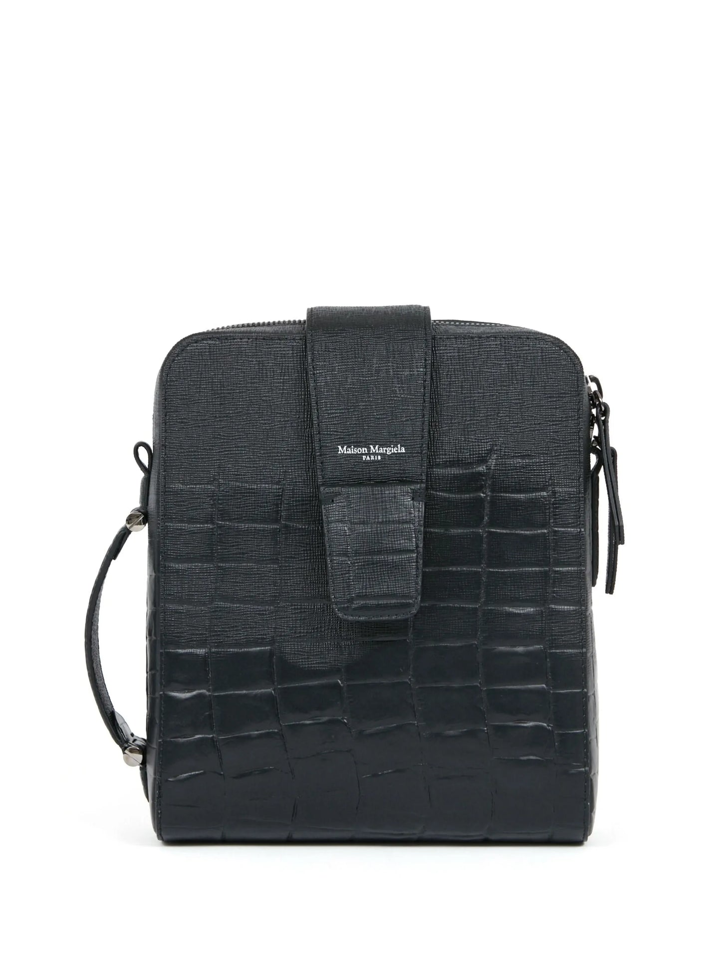 four-stitch leather shoulder bag
