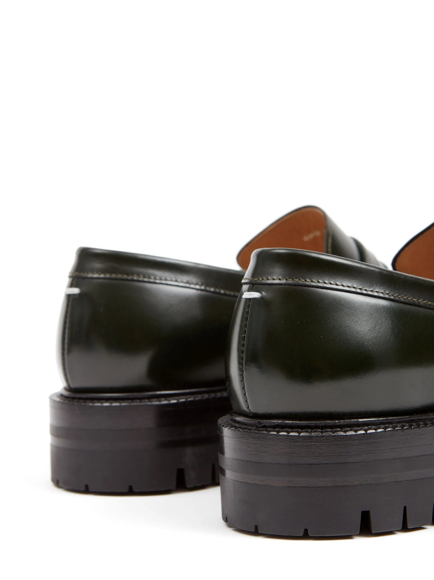 Tabi leather loafers