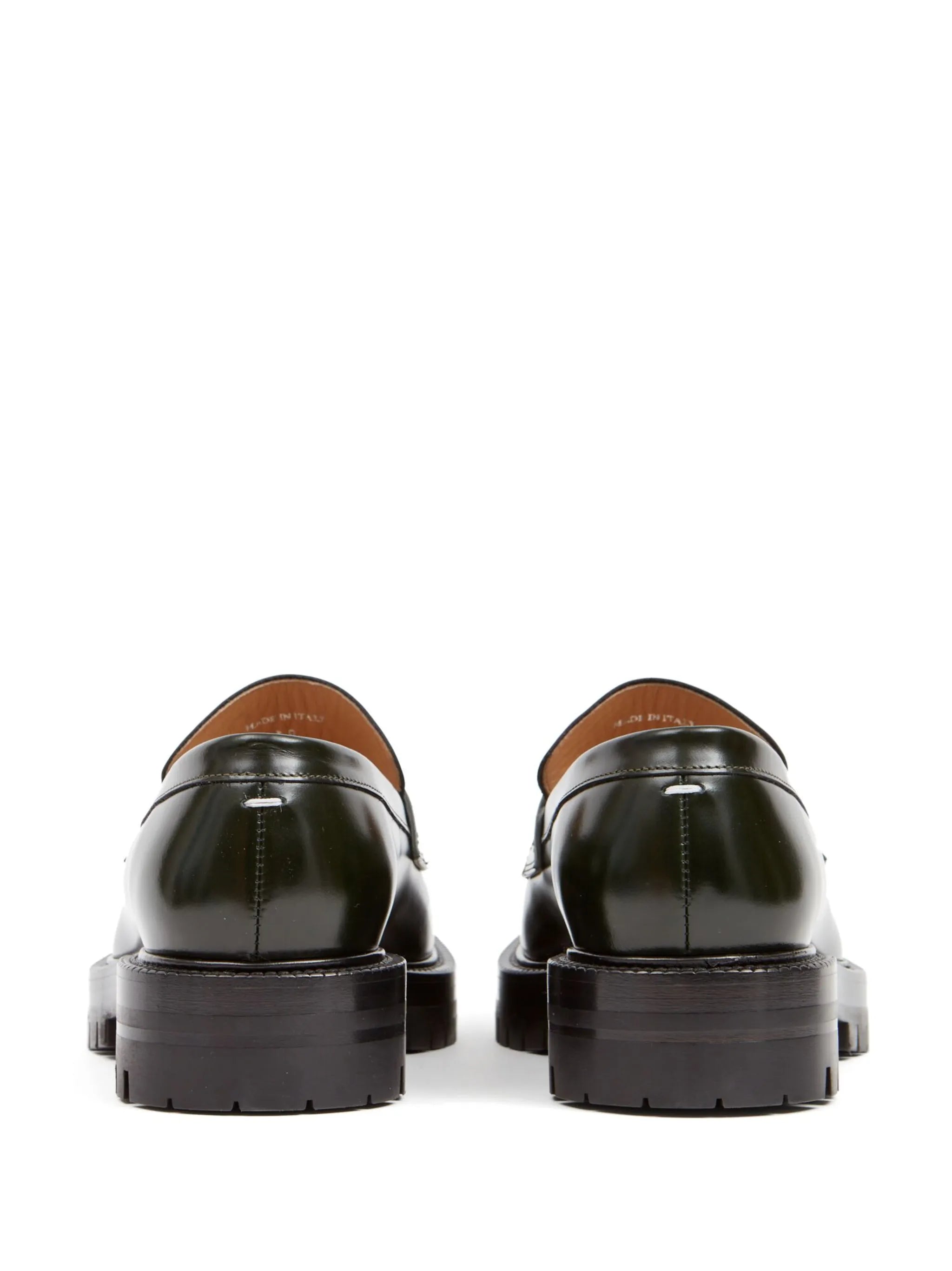 Tabi leather loafers