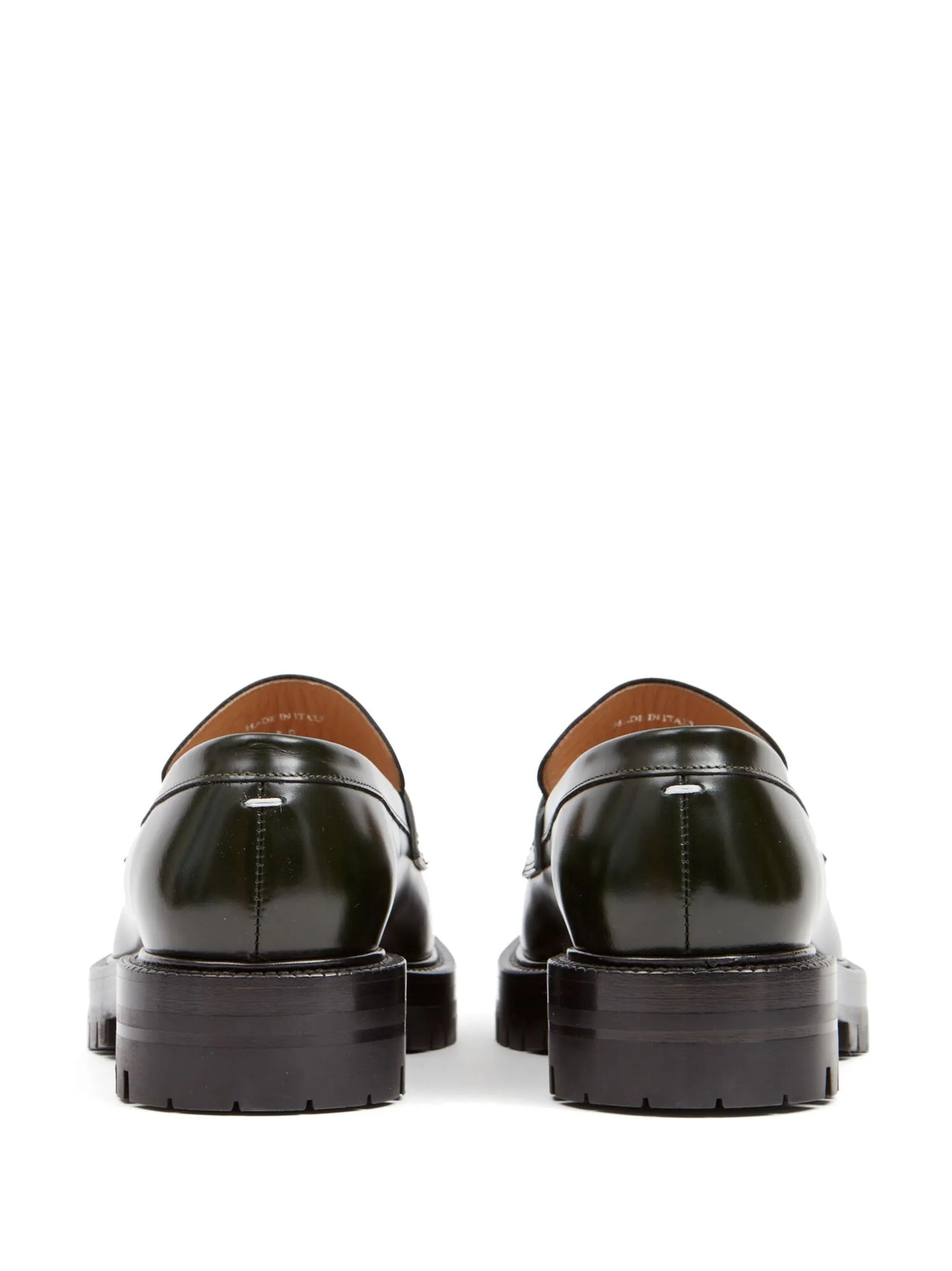 Tabi leather loafers