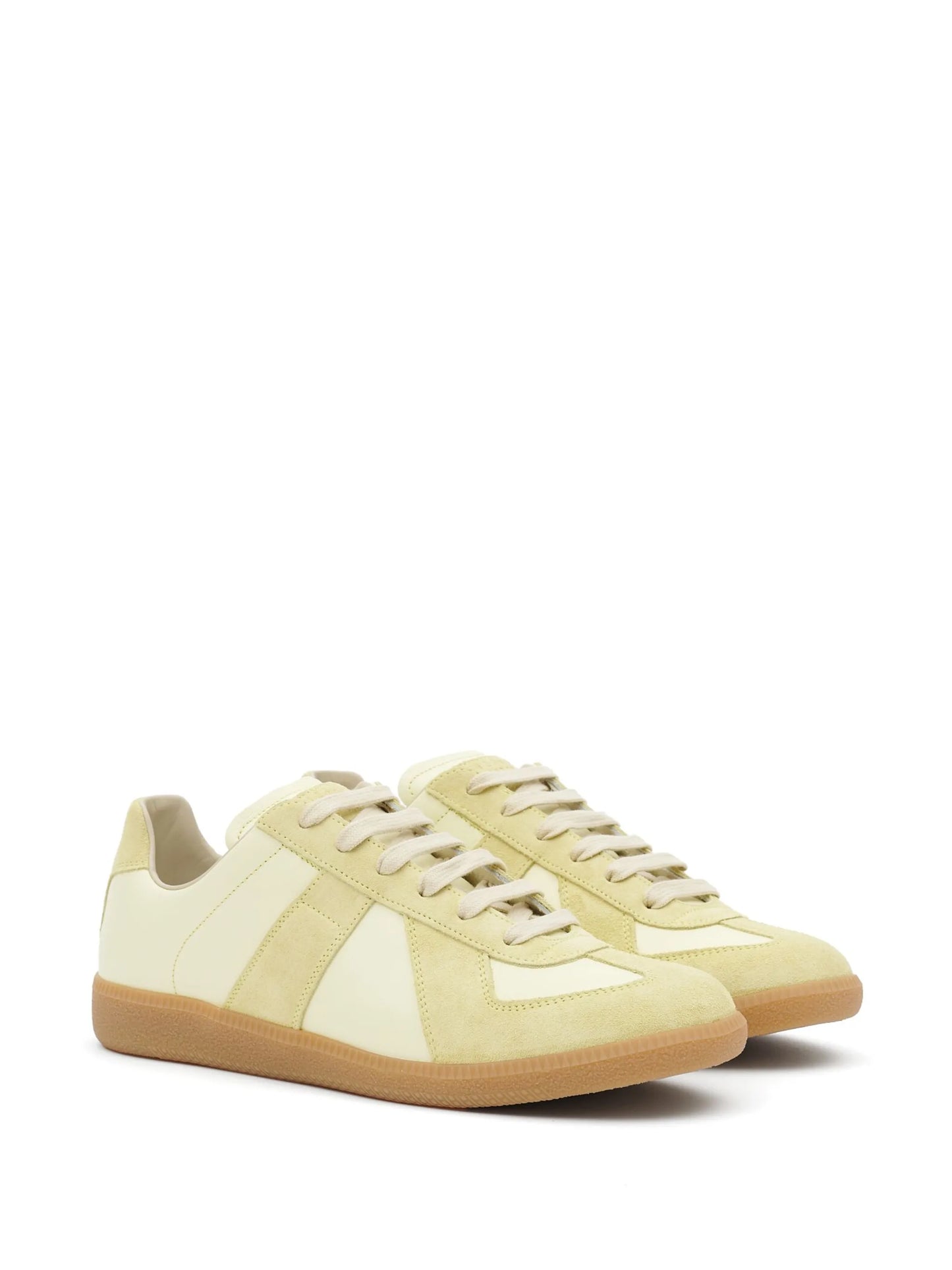 Replica low-top leather sneakers