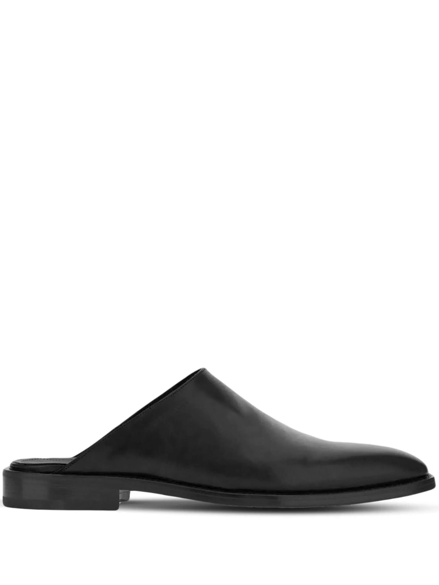 leather slip-on loafers