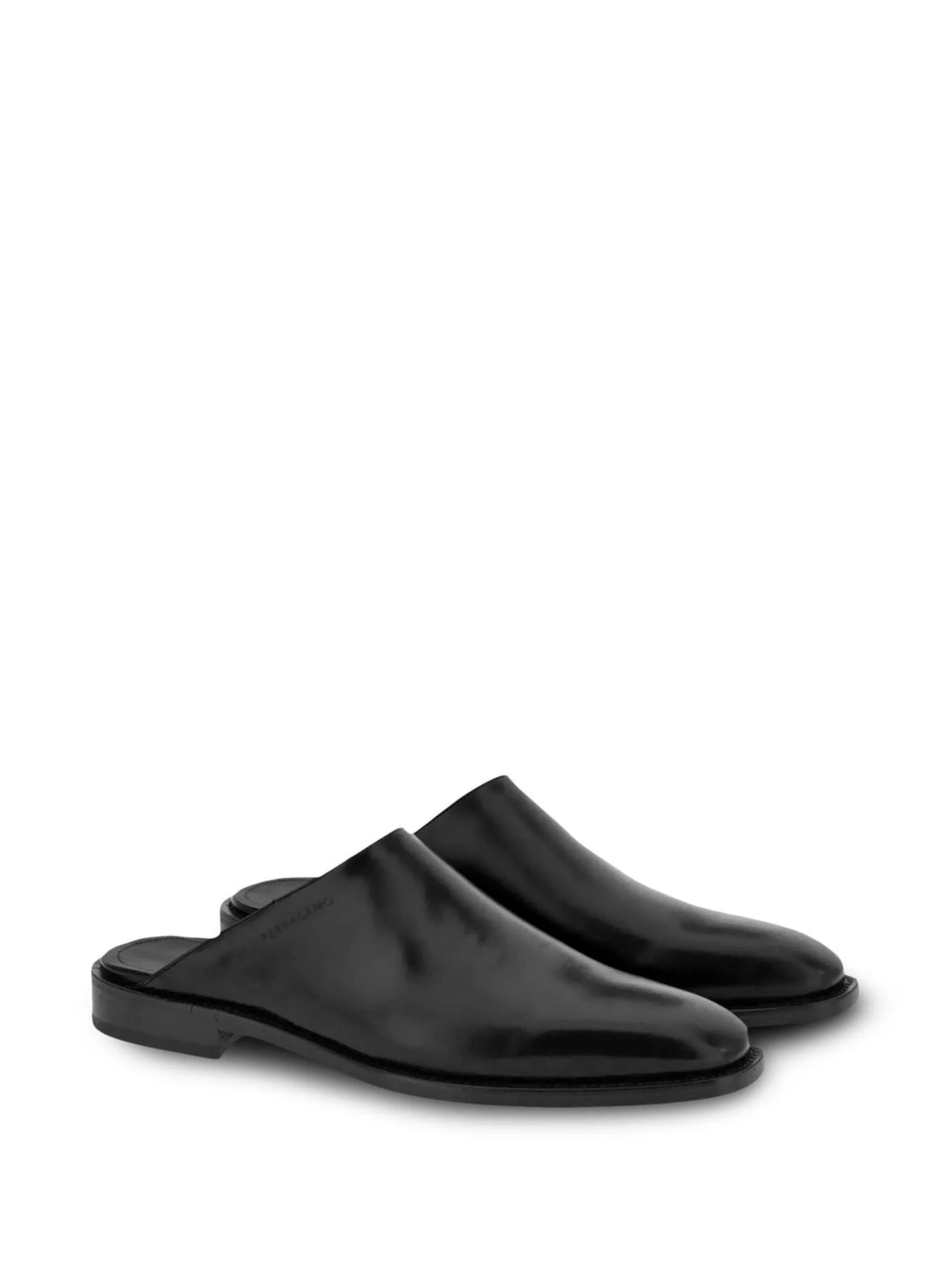 leather slip-on loafers