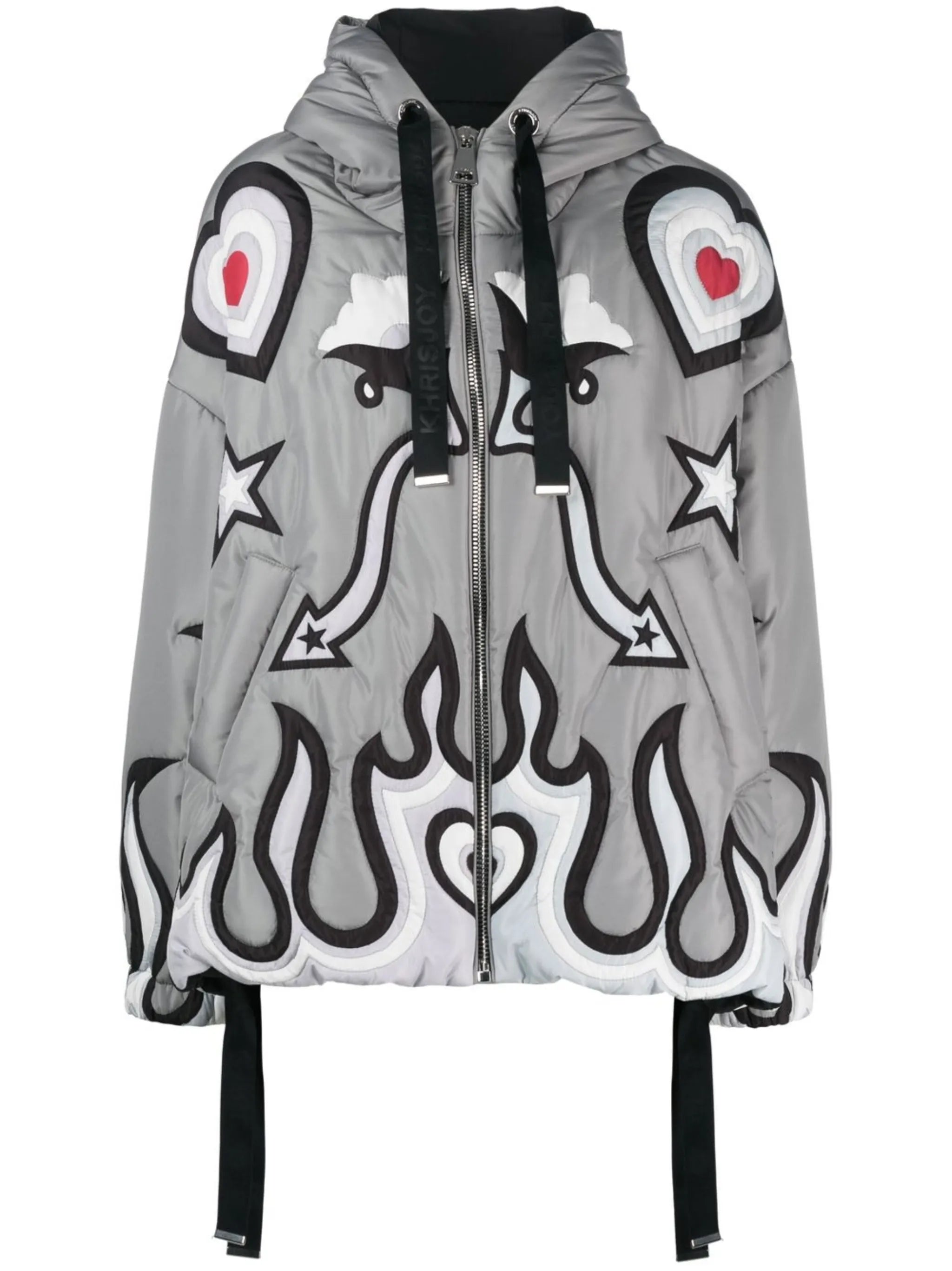 Khris graphic-print windbreaker