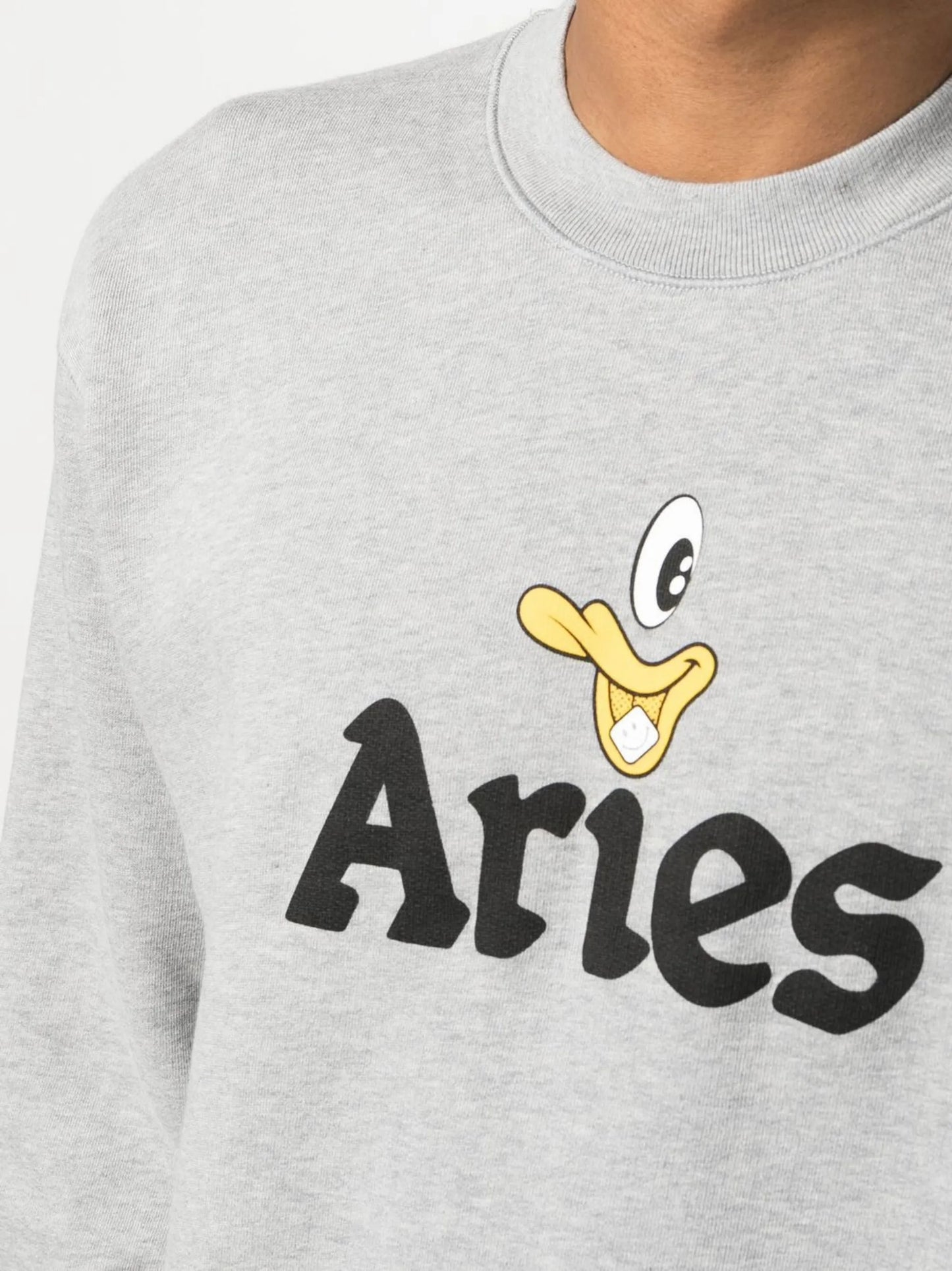 logo-print cotton sweatshirt
