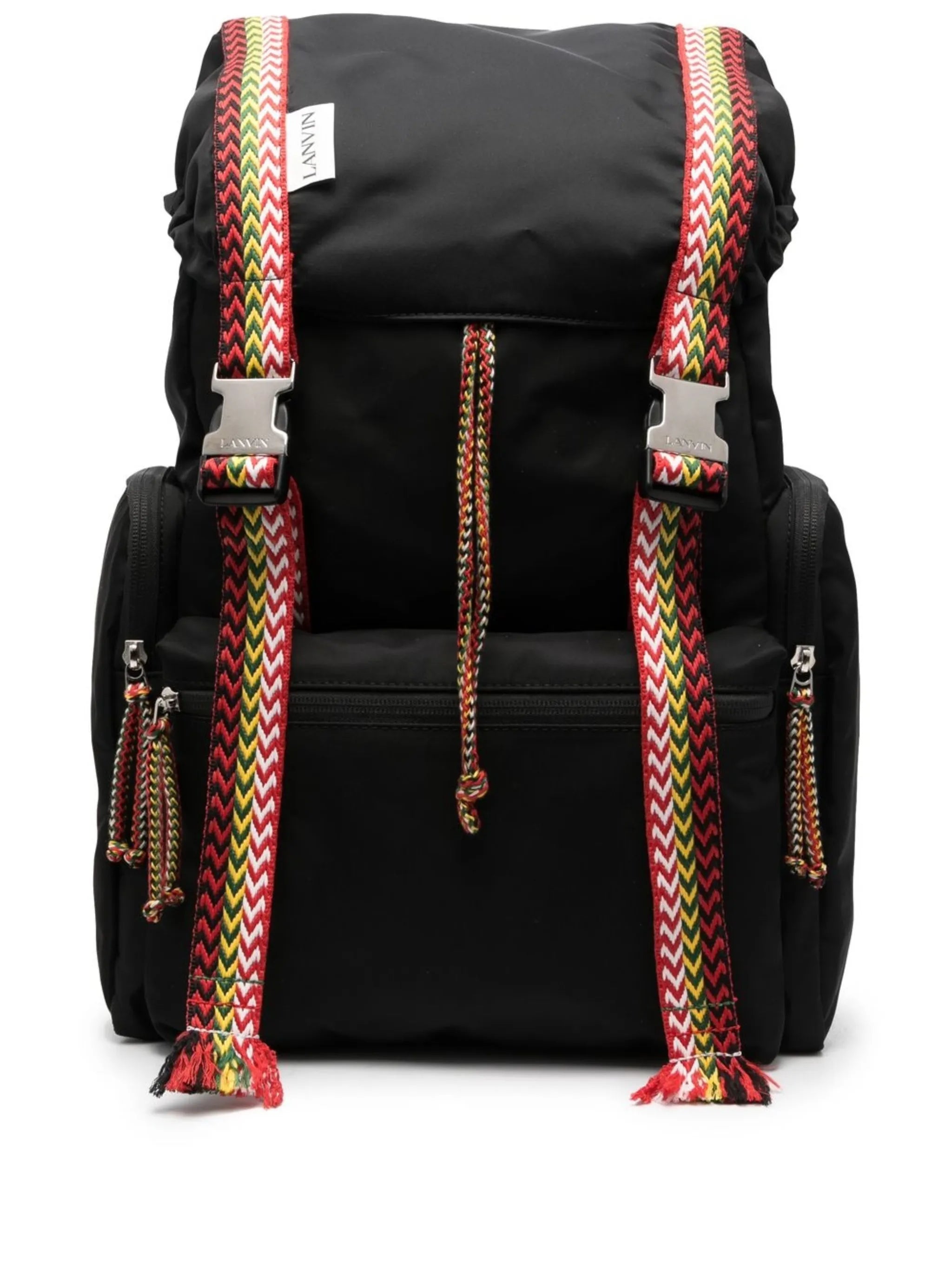 Curb logo-patch backpack