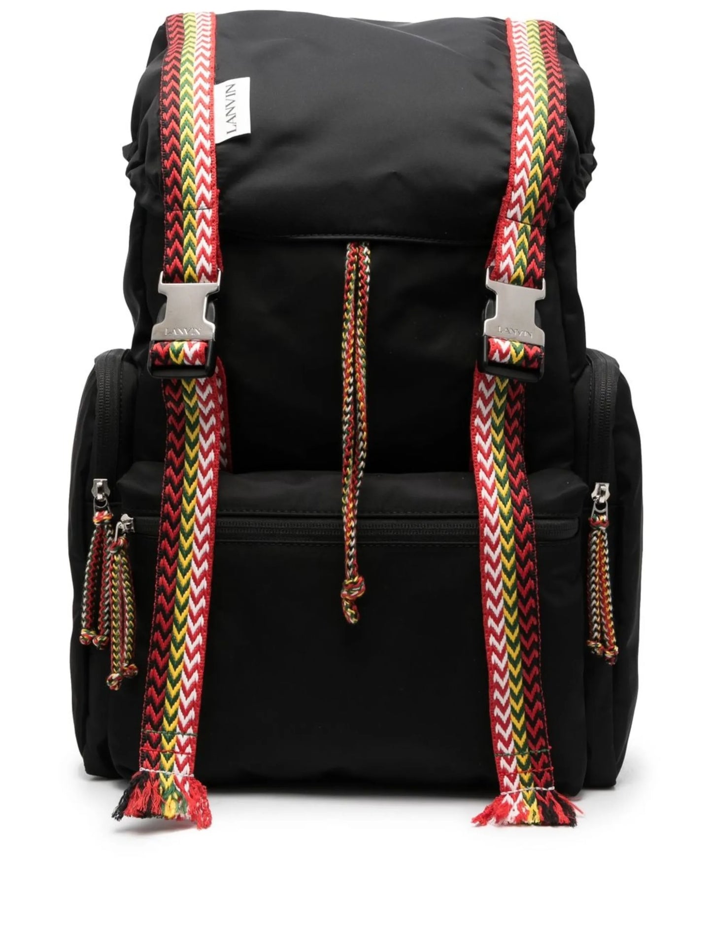 Curb logo-patch backpack