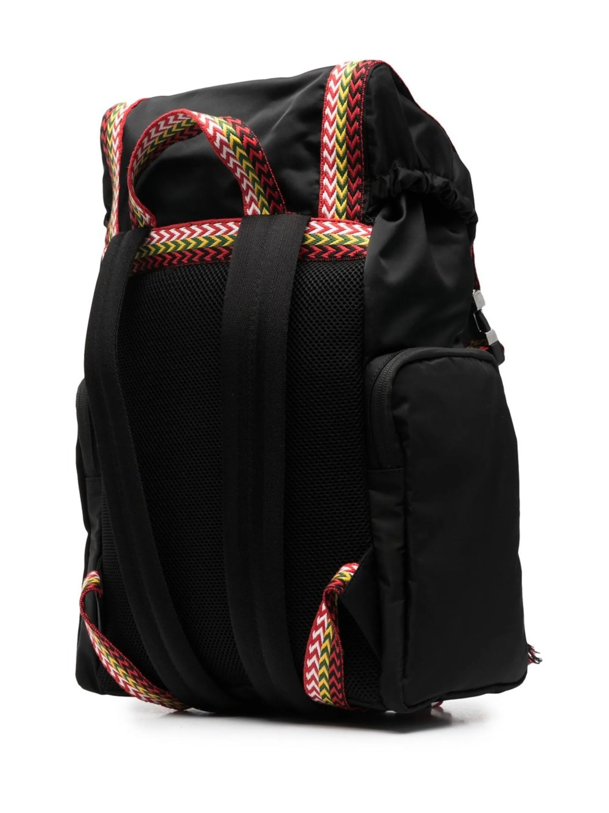 Curb logo-patch backpack