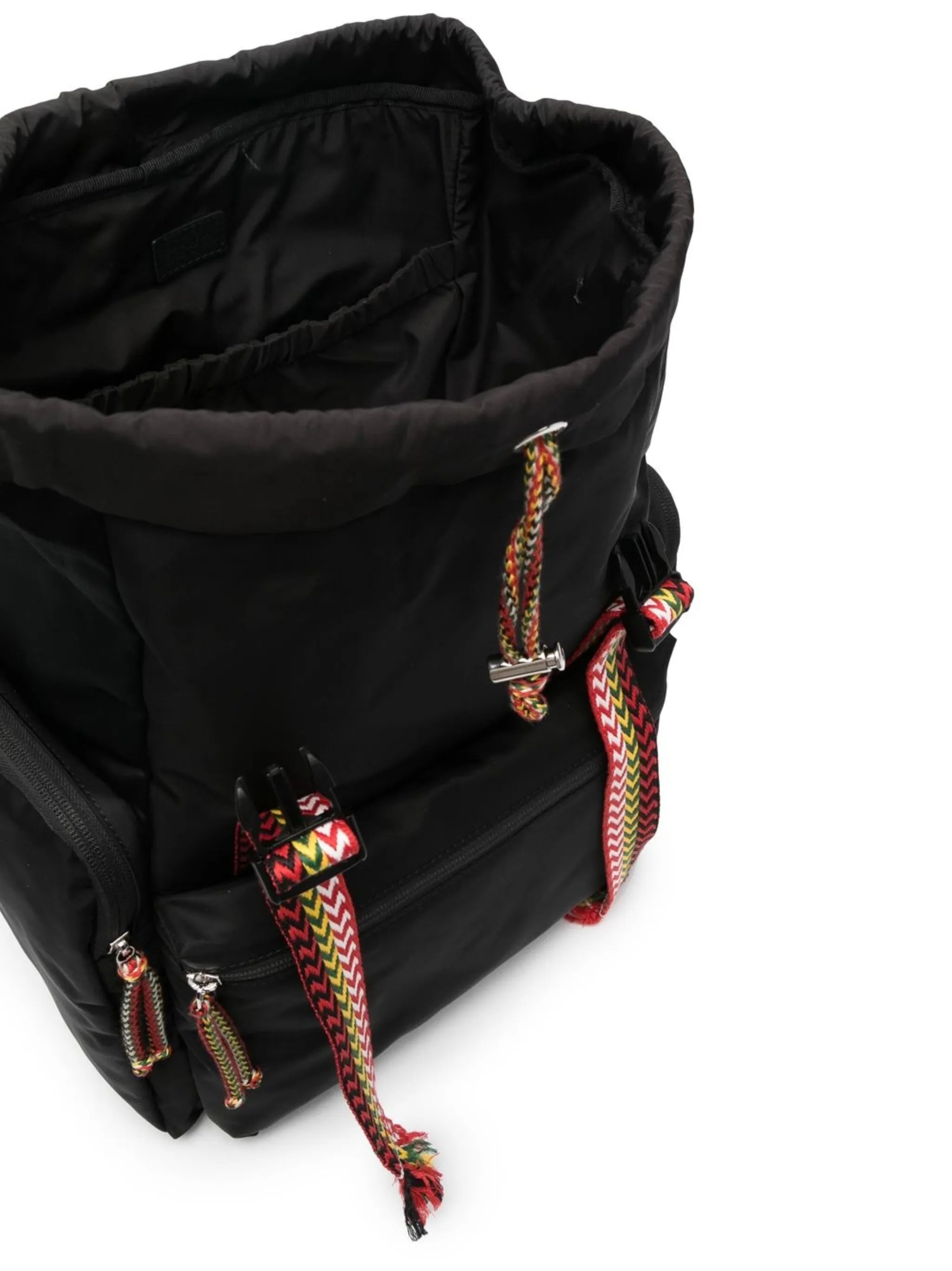Curb logo-patch backpack
