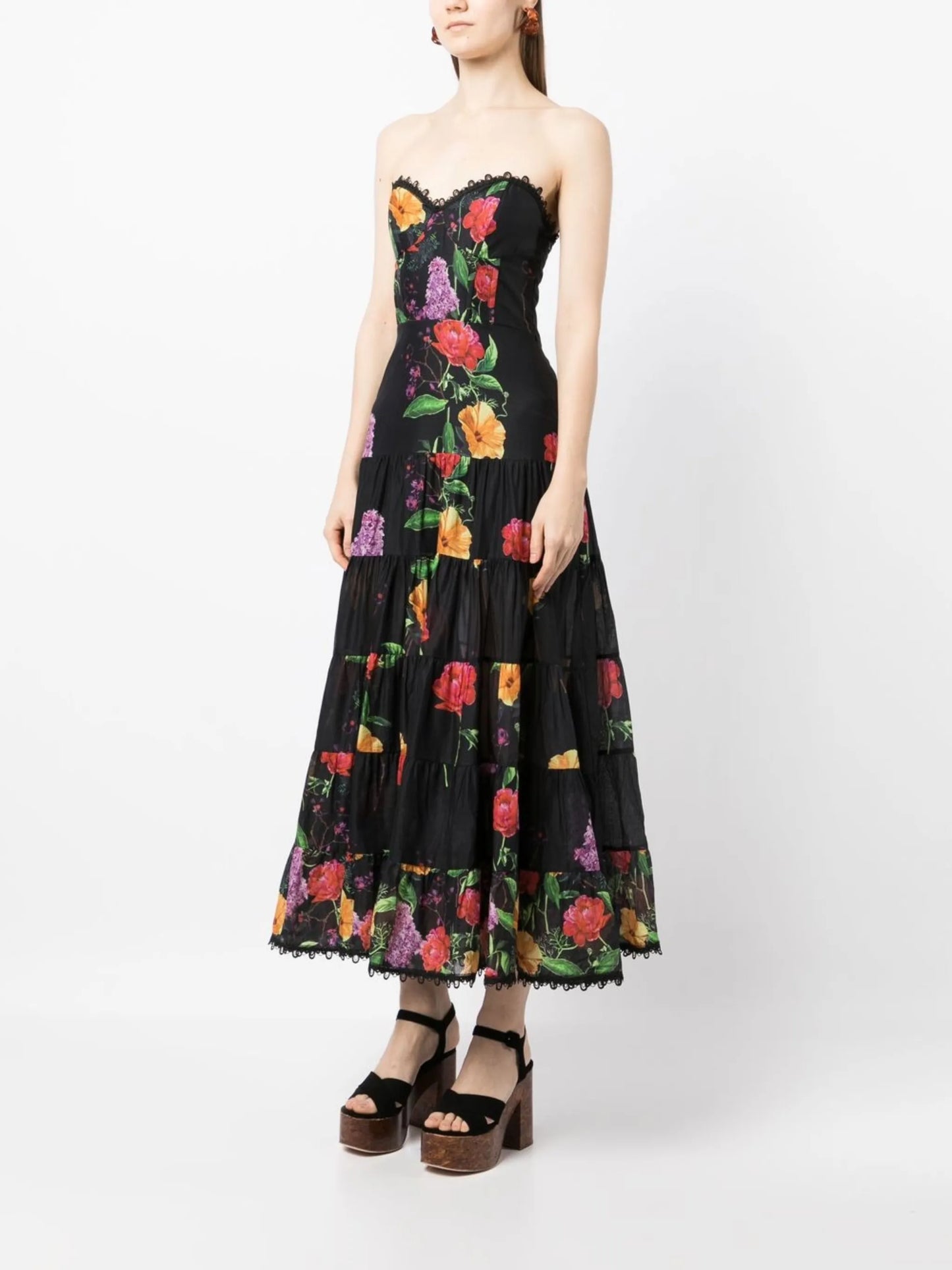 floral maxi dress
