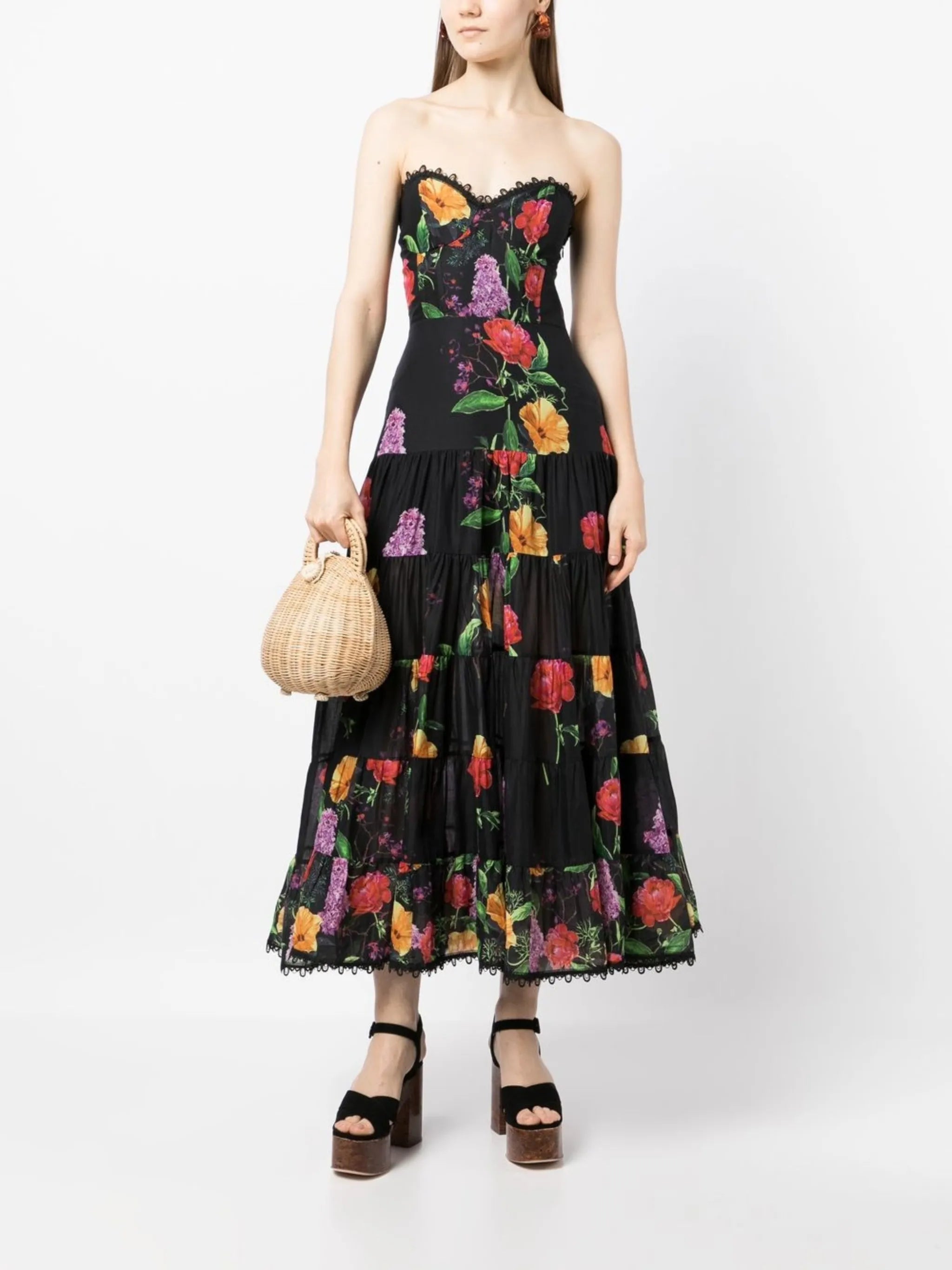 floral maxi dress