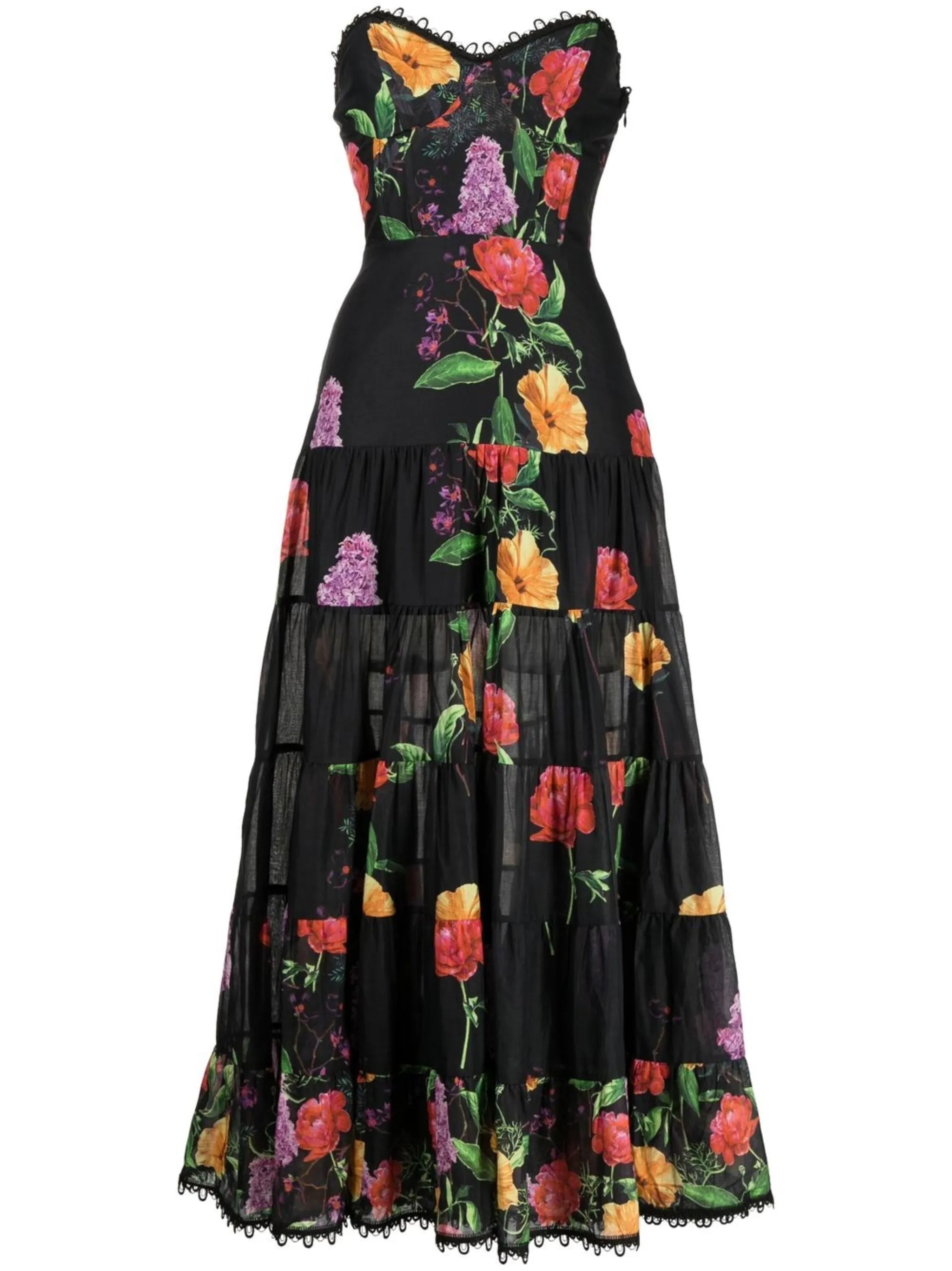 floral maxi dress