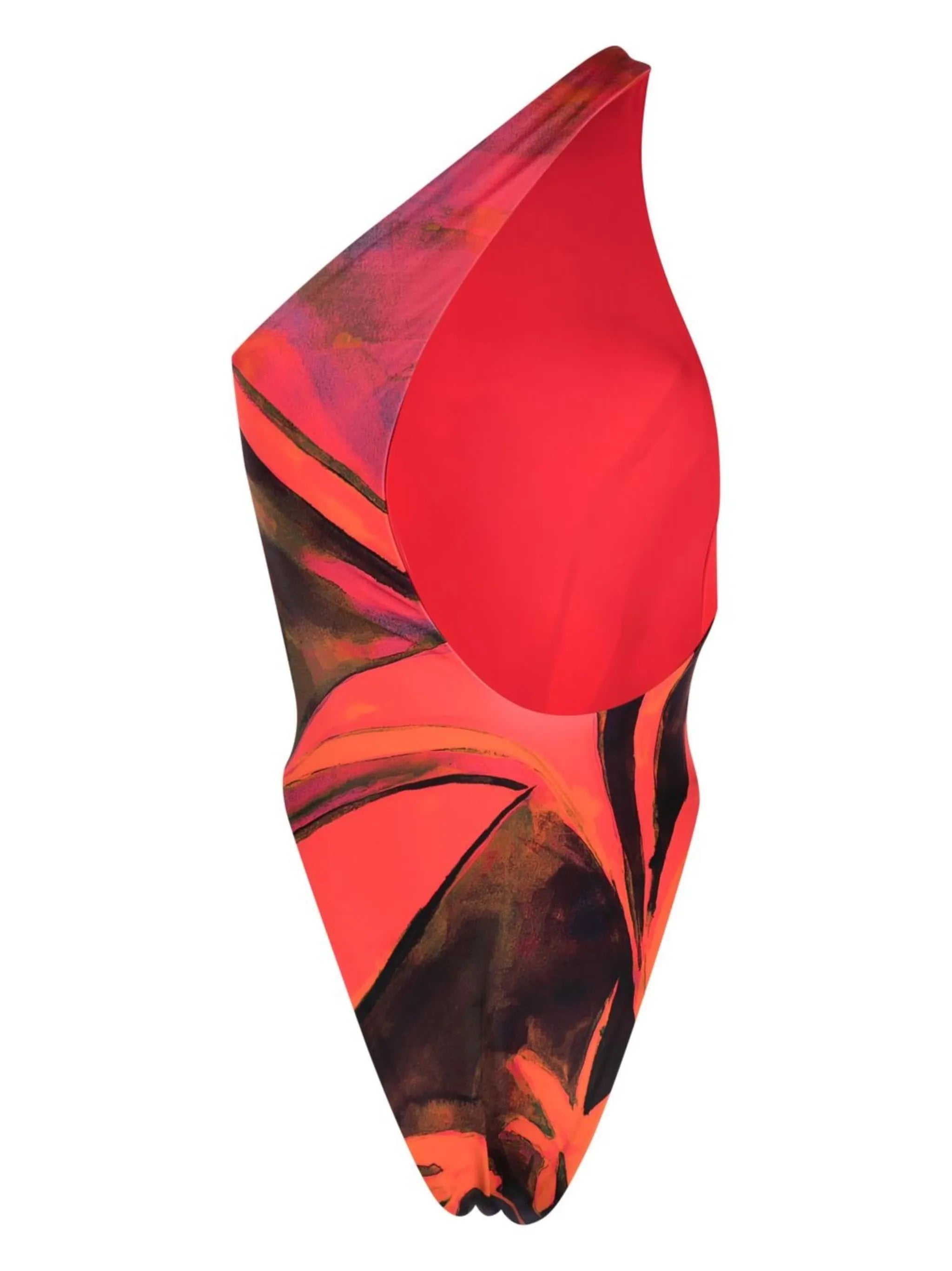 one-shoulder swimsuit