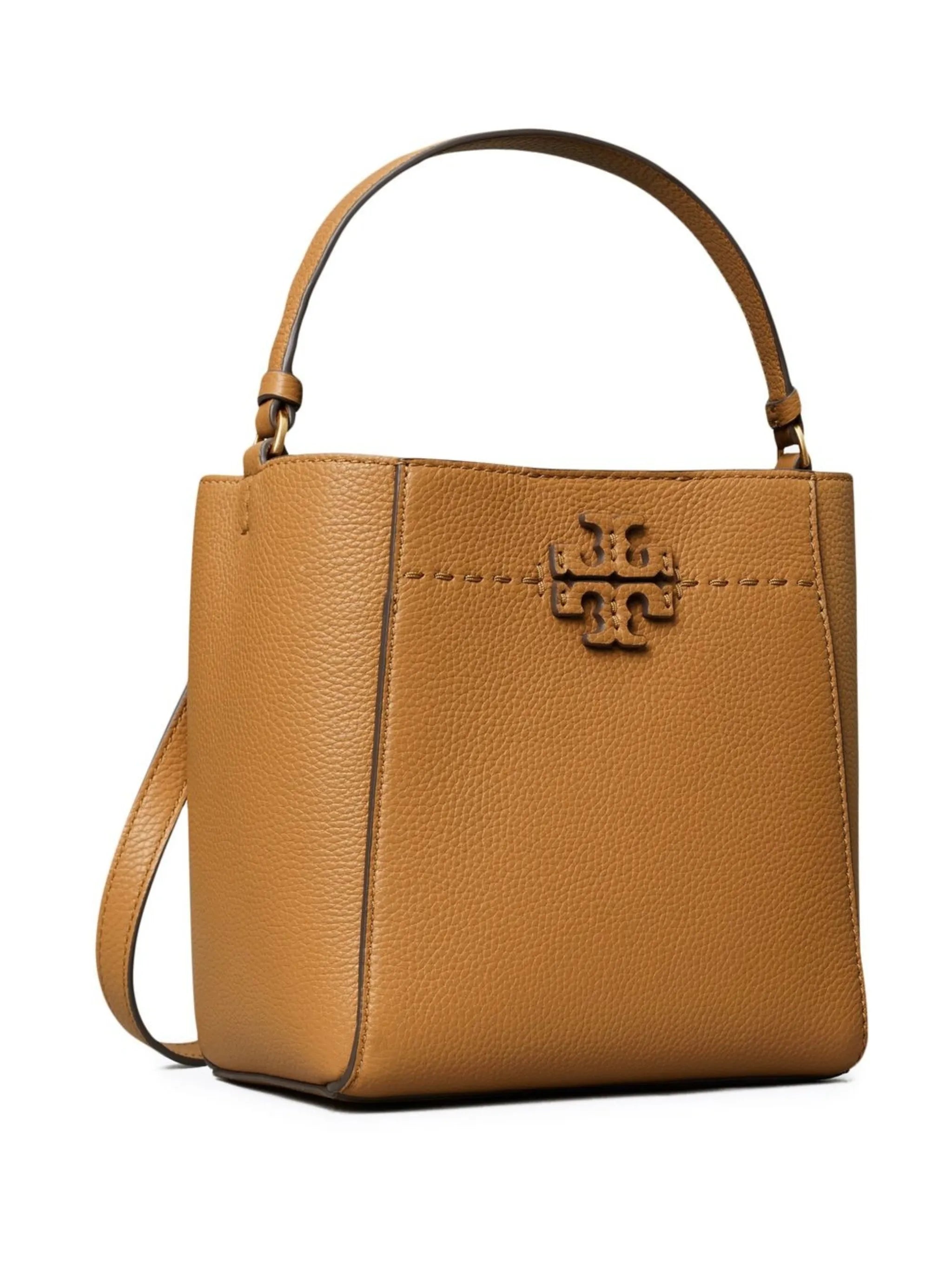 Mcgraw leather bucket bag