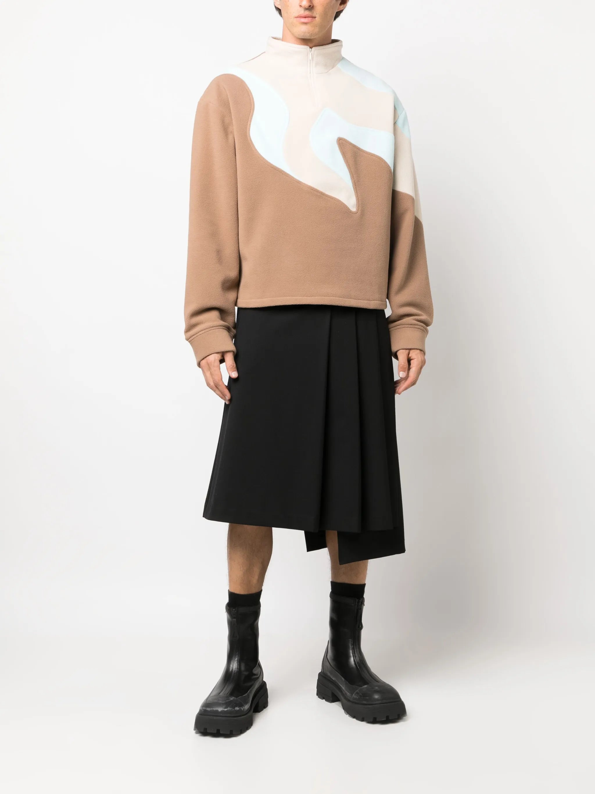 Okeefe panelled sweatshirt