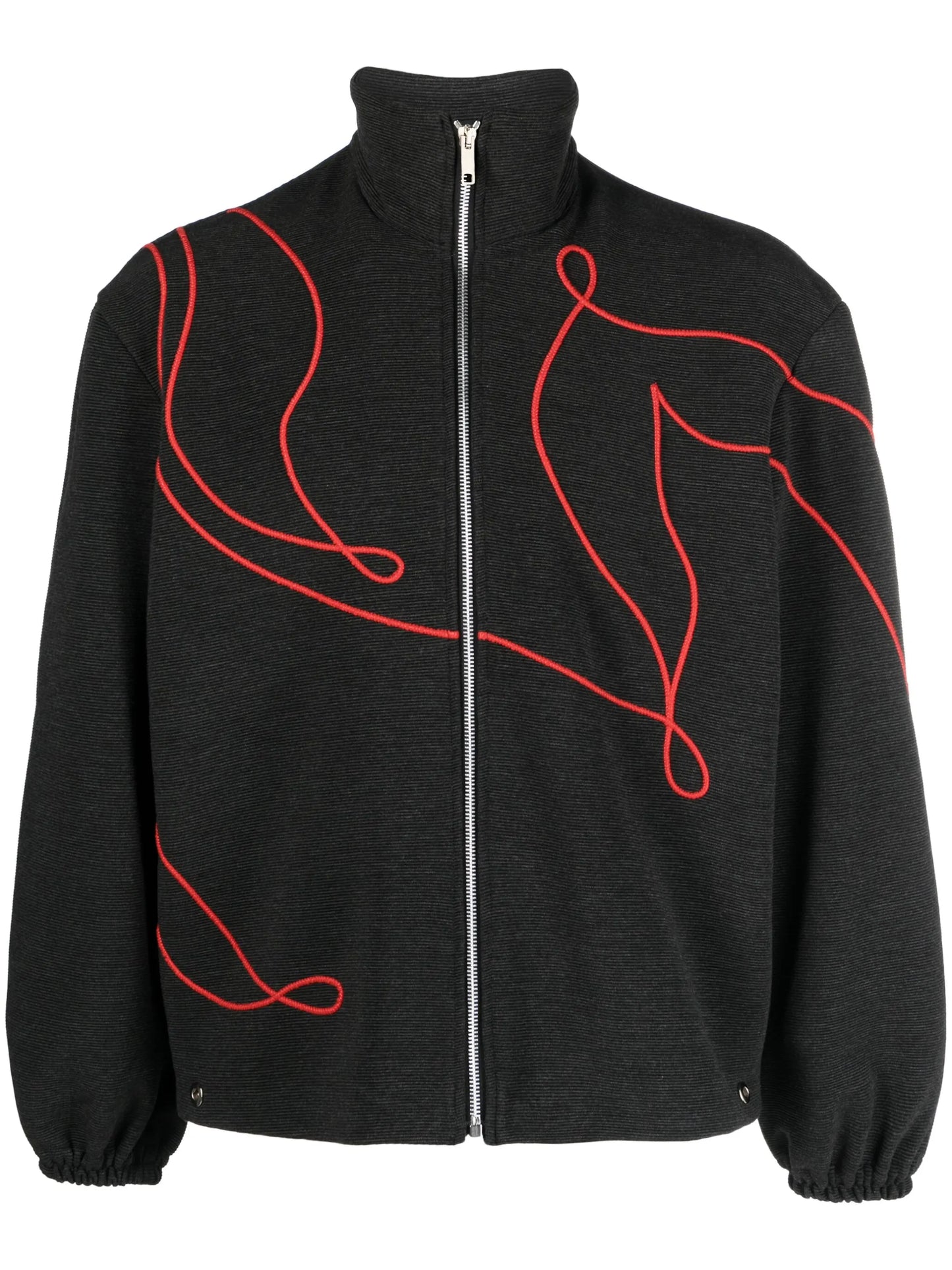 O'Keeffe embroidered track jacket