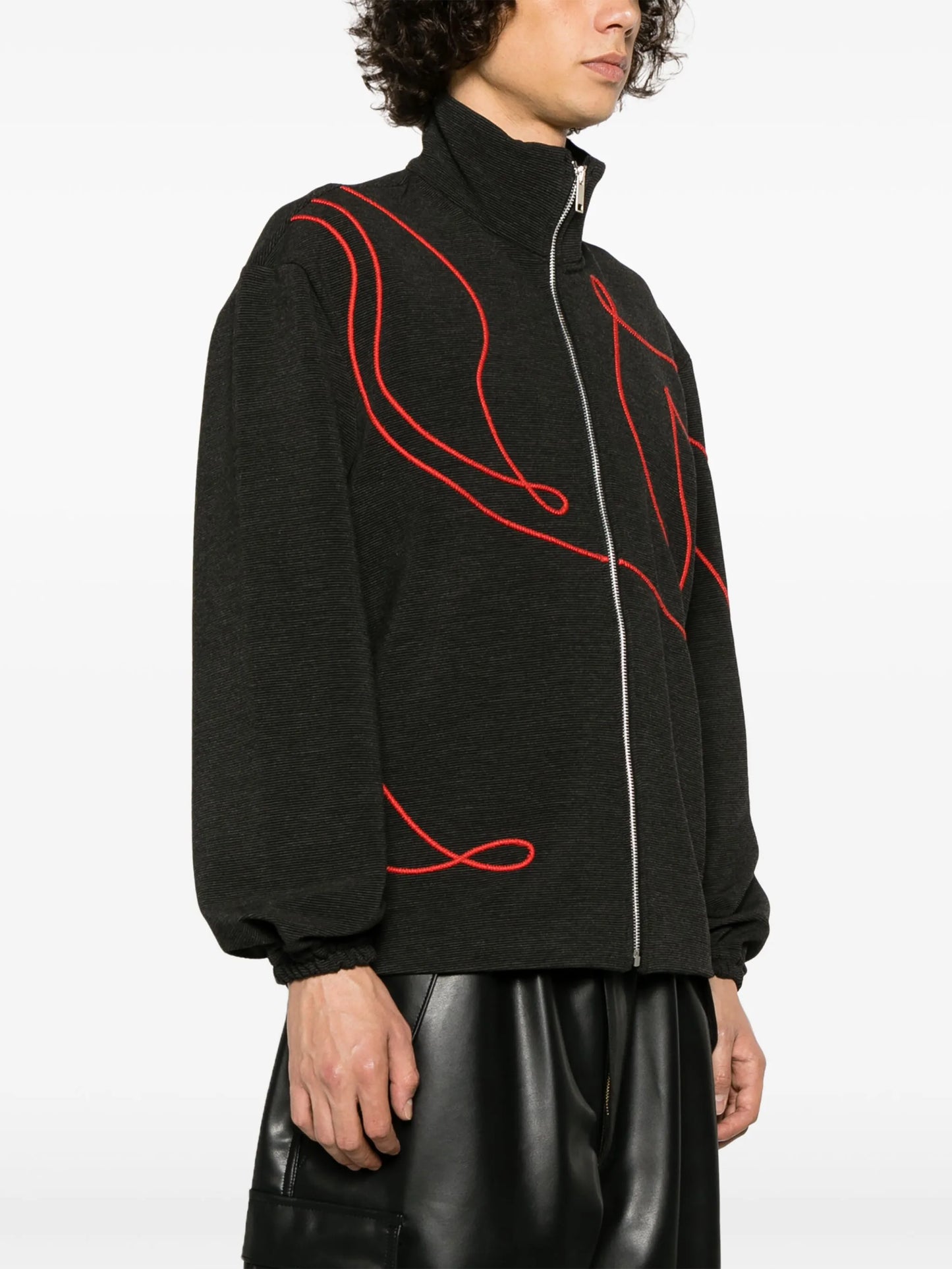 O'Keeffe embroidered track jacket