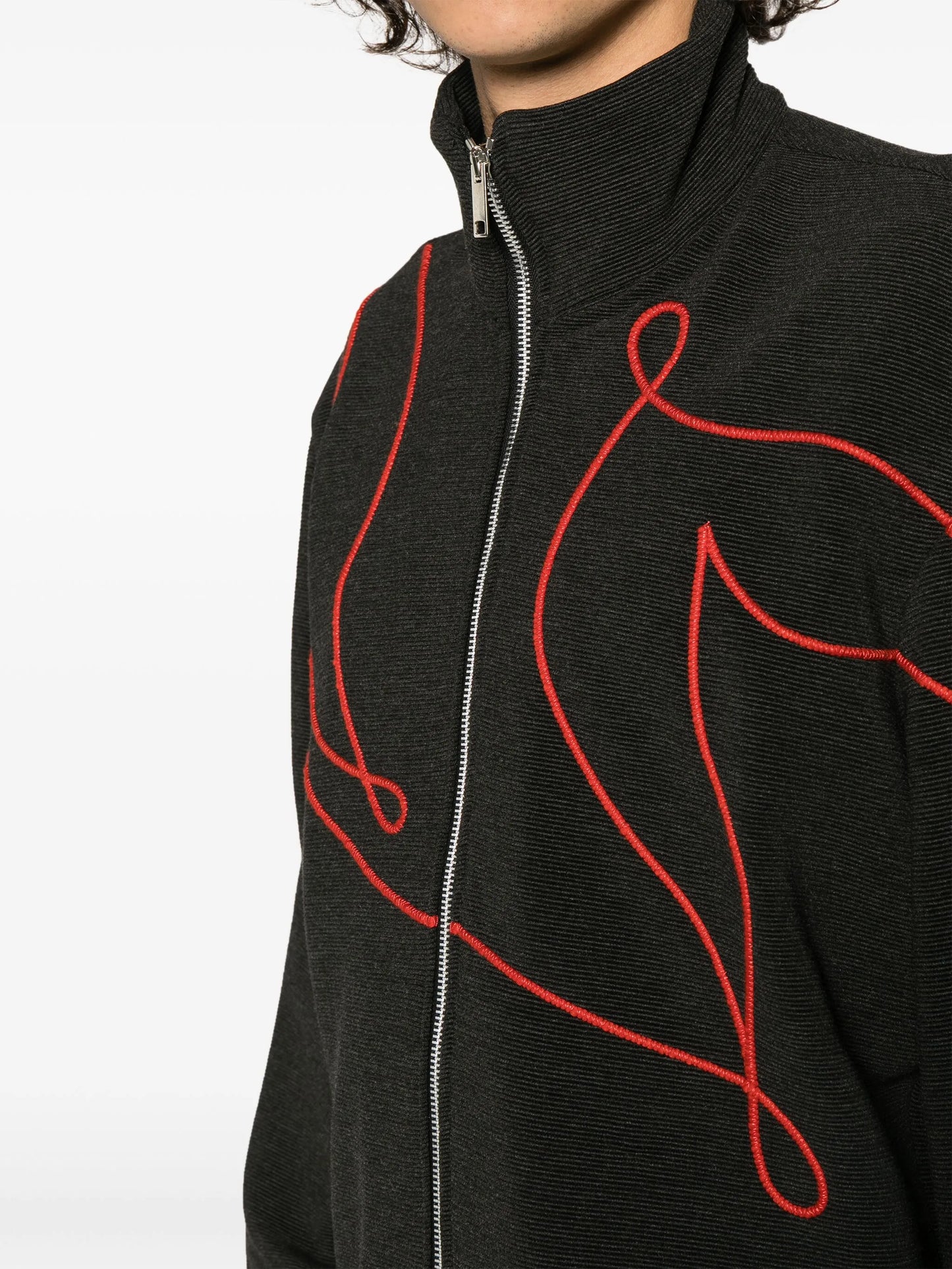O'Keeffe embroidered track jacket