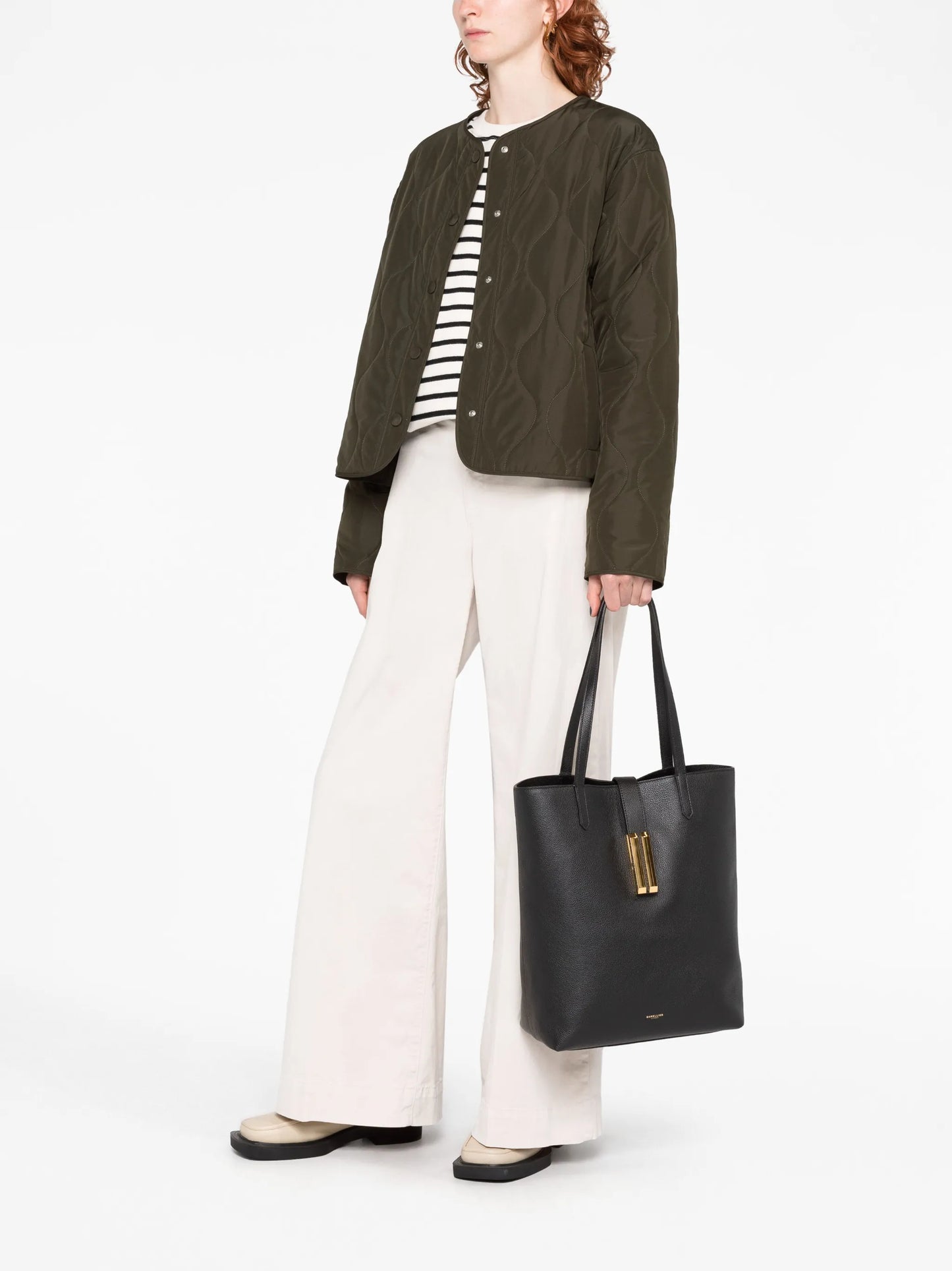 Vancouver leather tote bag