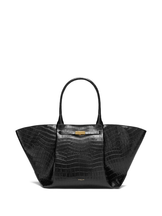 The New York croc-embossed tote bag