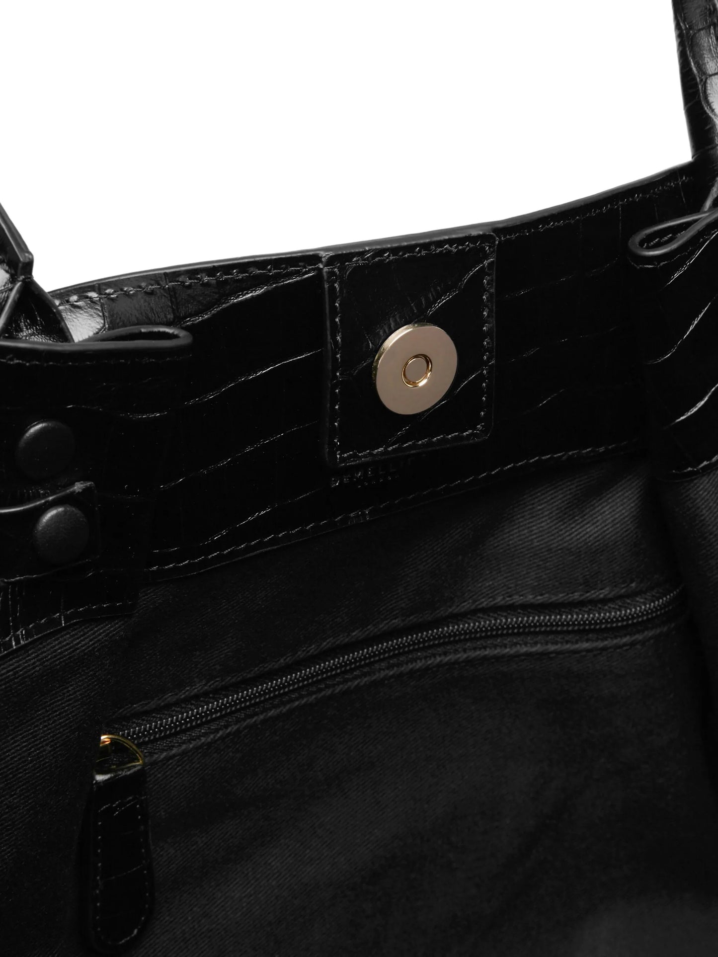 The New York croc-embossed tote bag