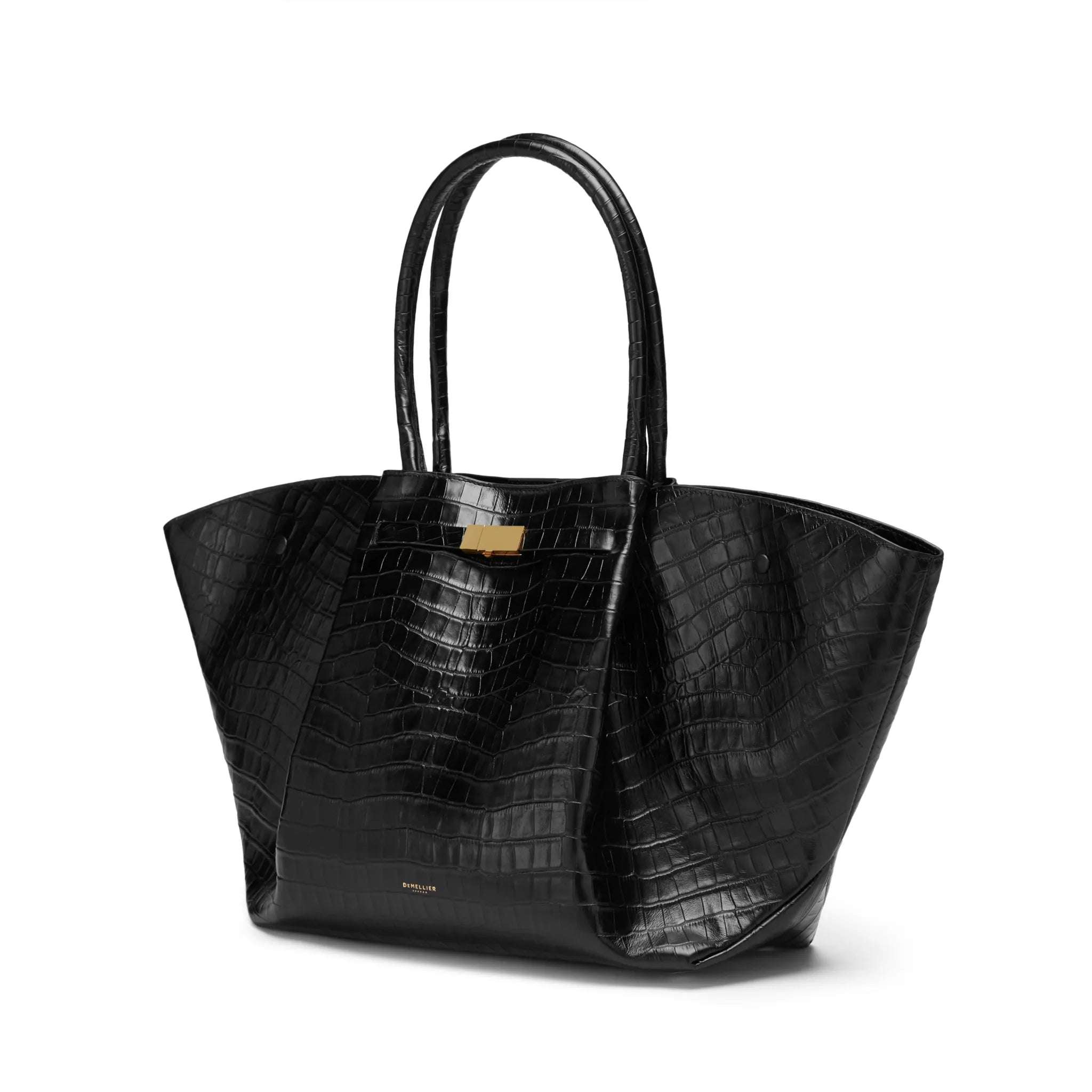 The New York croc-embossed tote bag