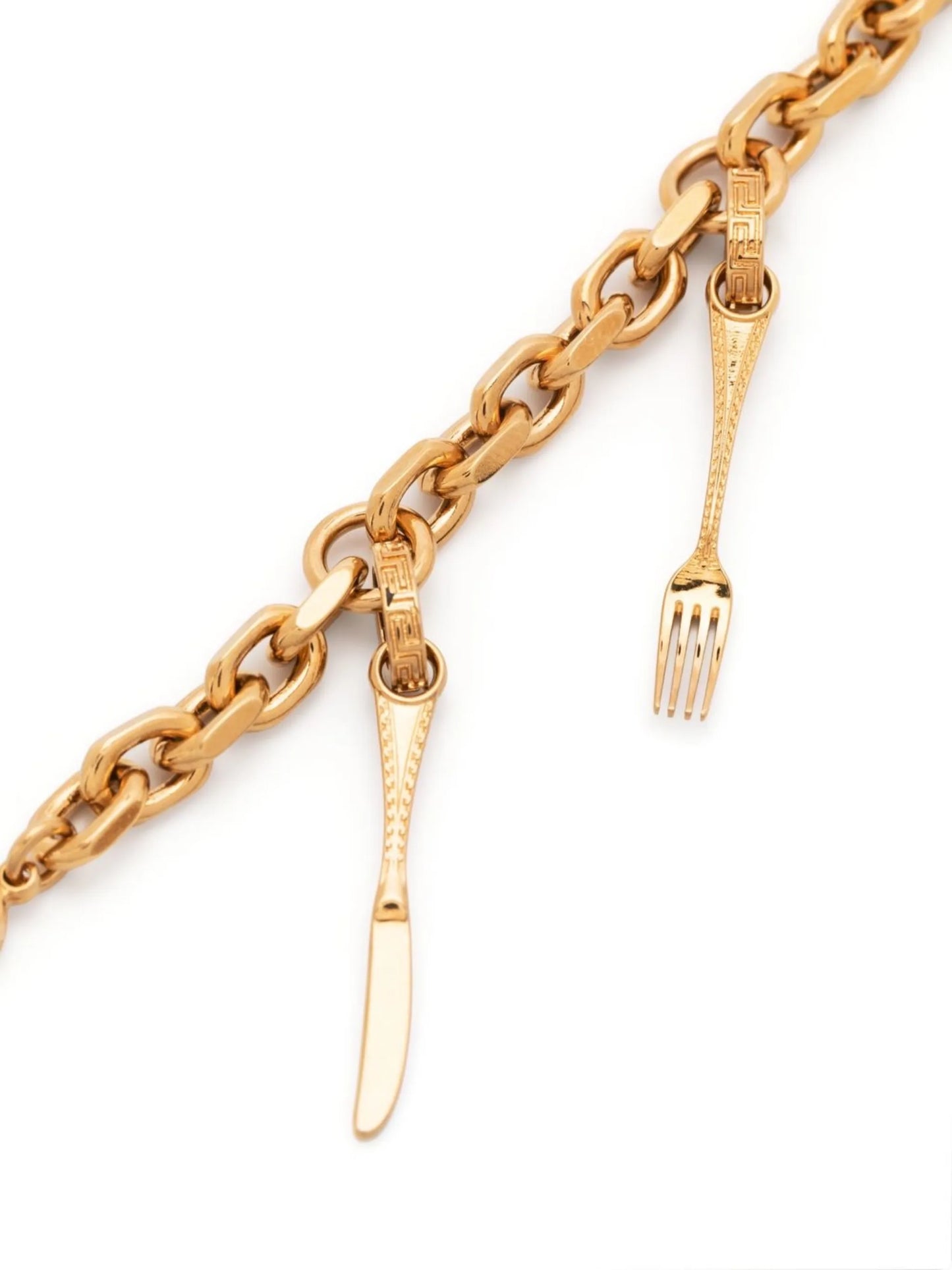 pendant-detail chain-link bracelet